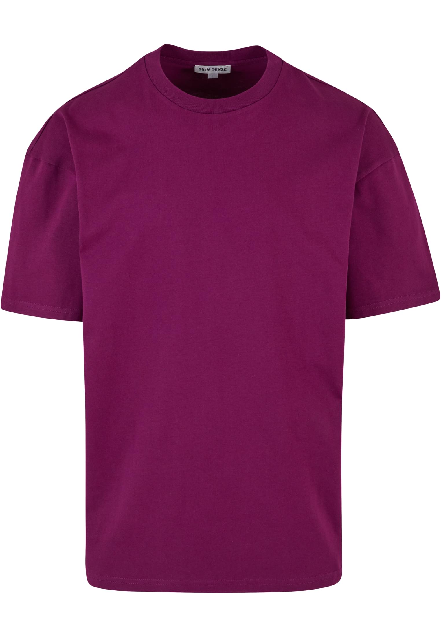 9N1M SENSE Maglietta Sense Blank aubergine