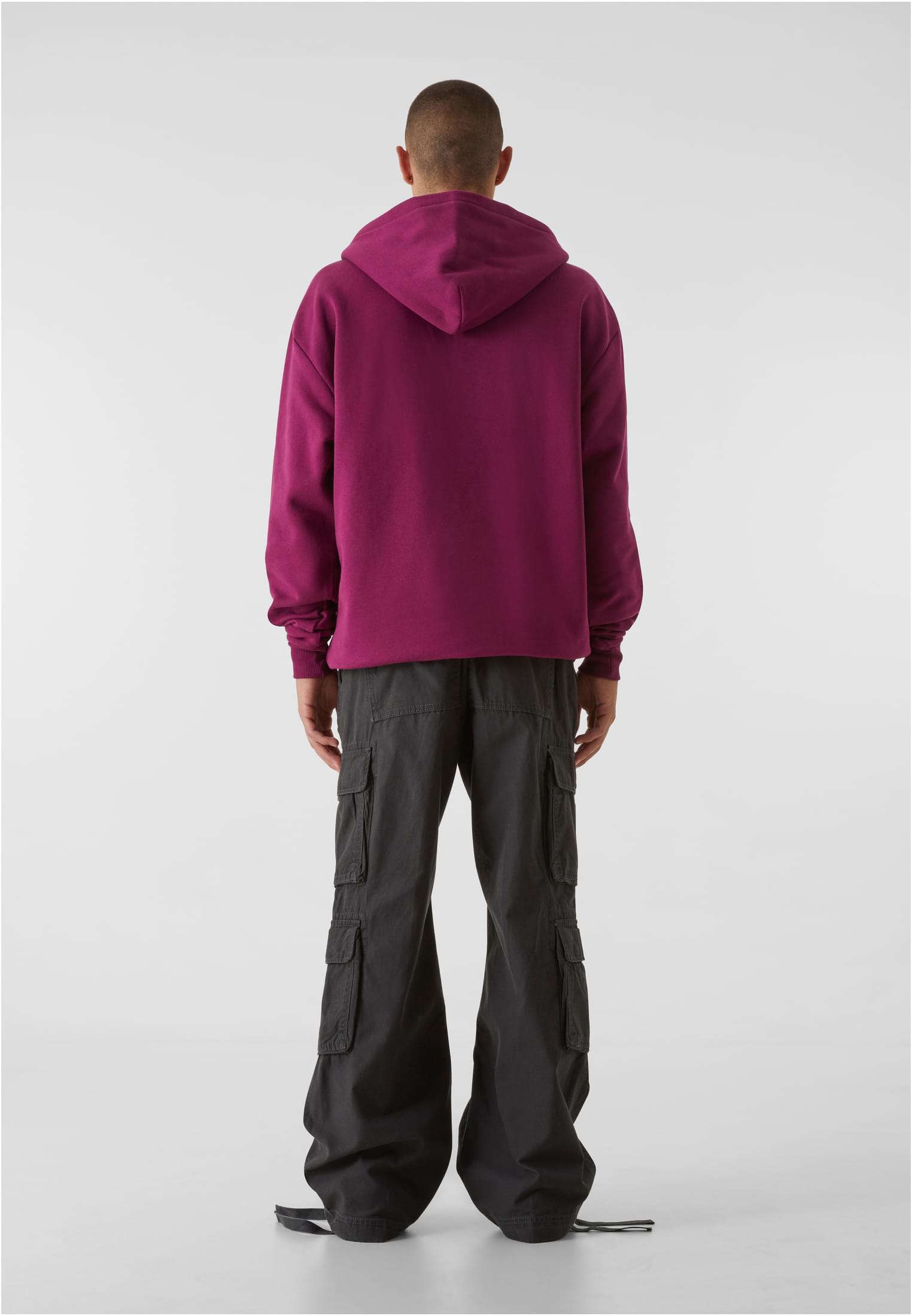 9N1M Sense Felpa con cappuccio Essential aubergine