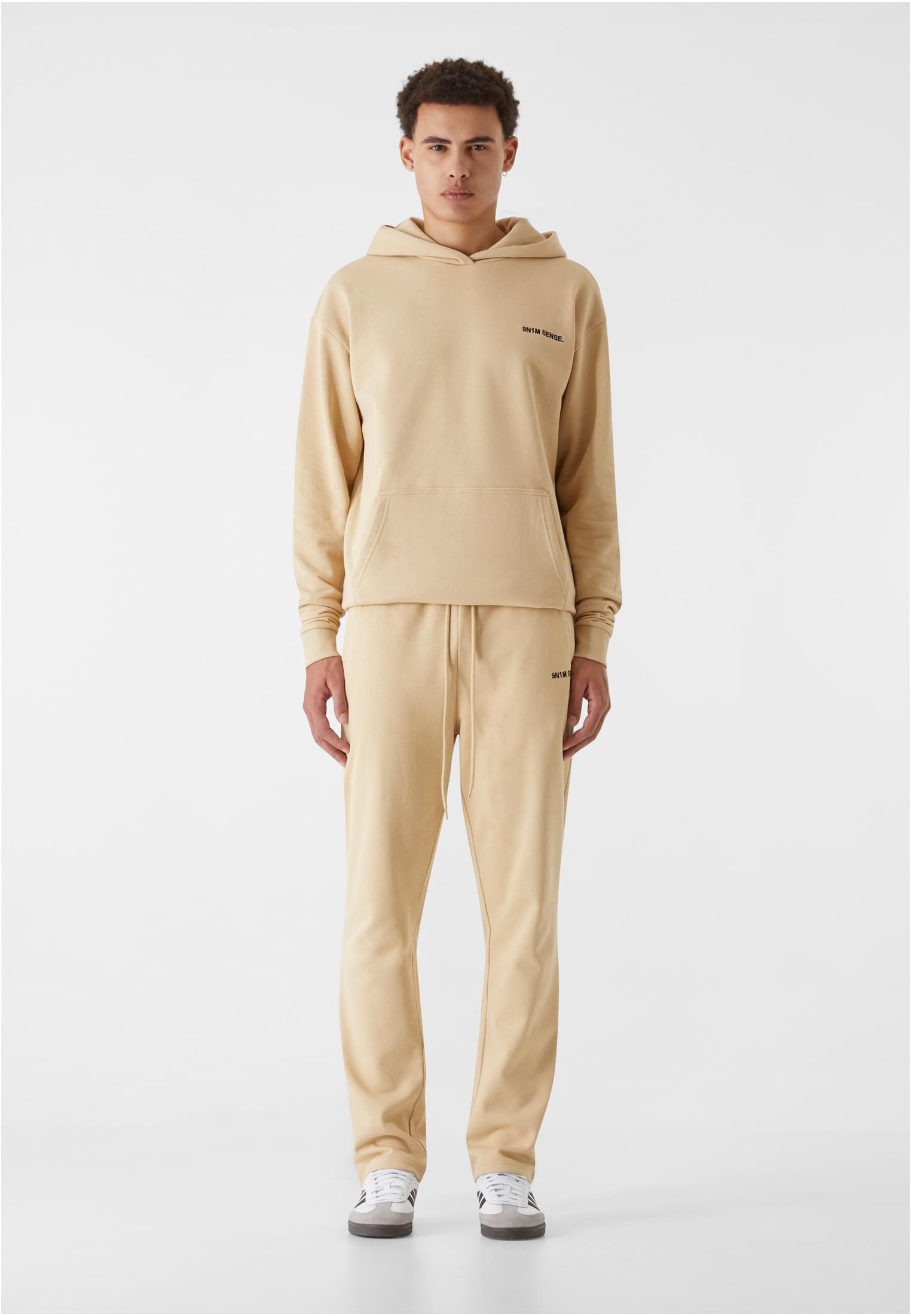 9N1M SENSE Pantaloni Sense Essential Straight softmocca