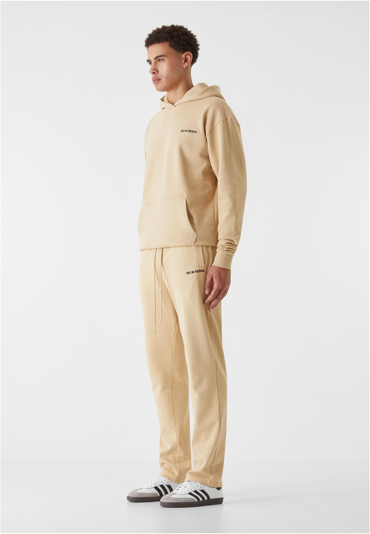 9N1M SENSE Pantaloni Sense Essential Straight softmocca