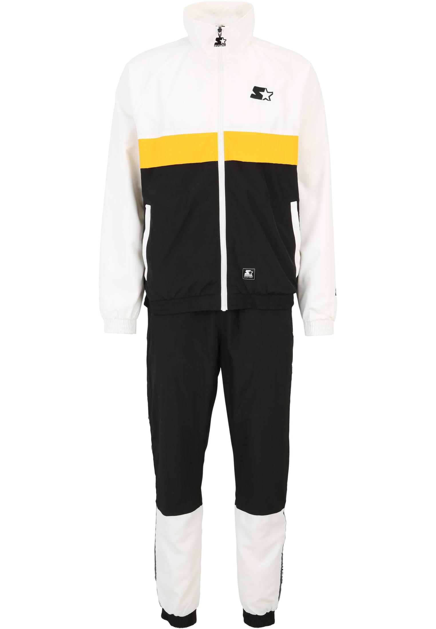 Starter Black Label Giacca Starter Three Toned Jogging Starter Two Toned Jogging wht/blk/gldn+blk/wht