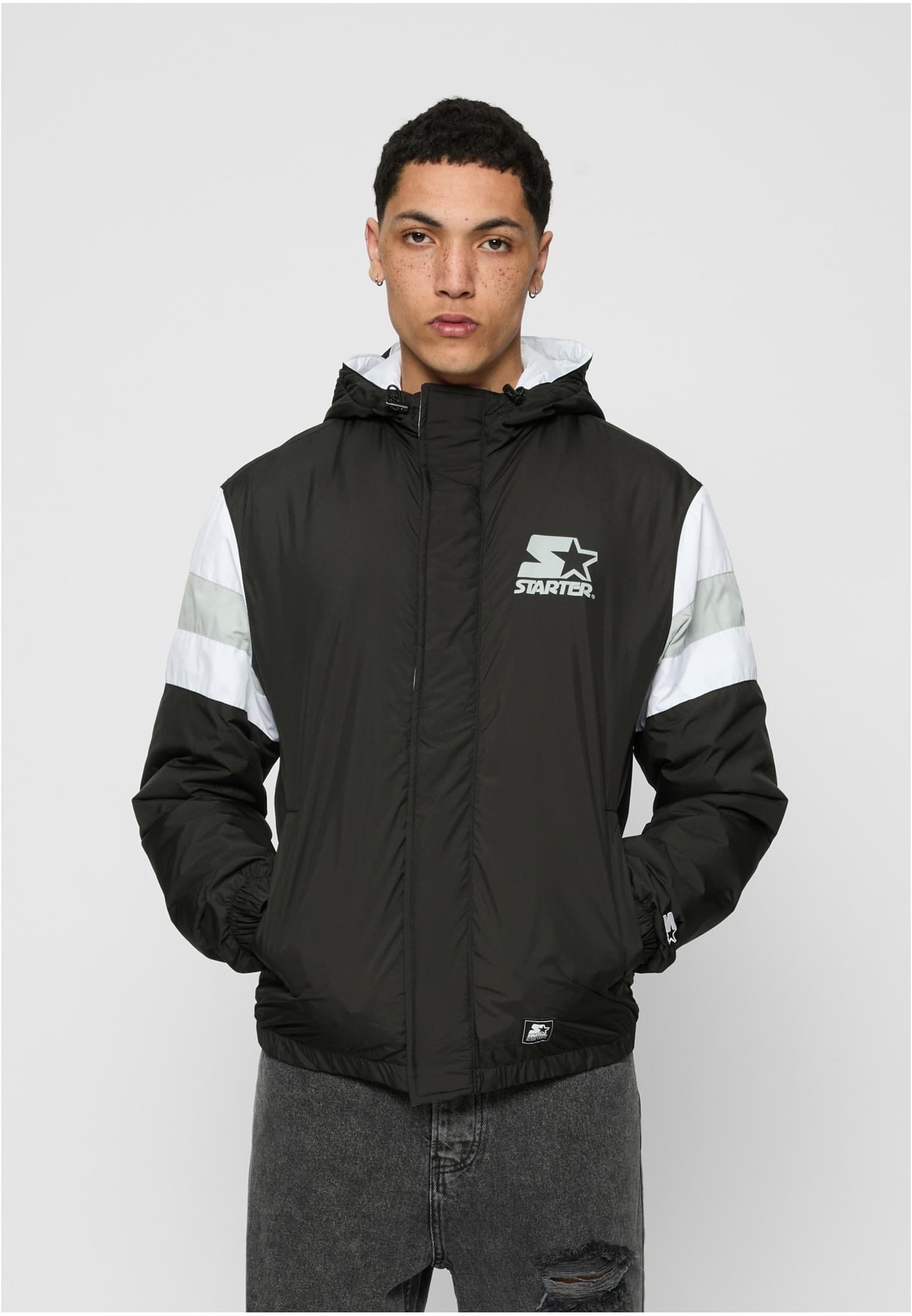 Starter Black Label Giacca Starter Supporter black/lightasphalt/white