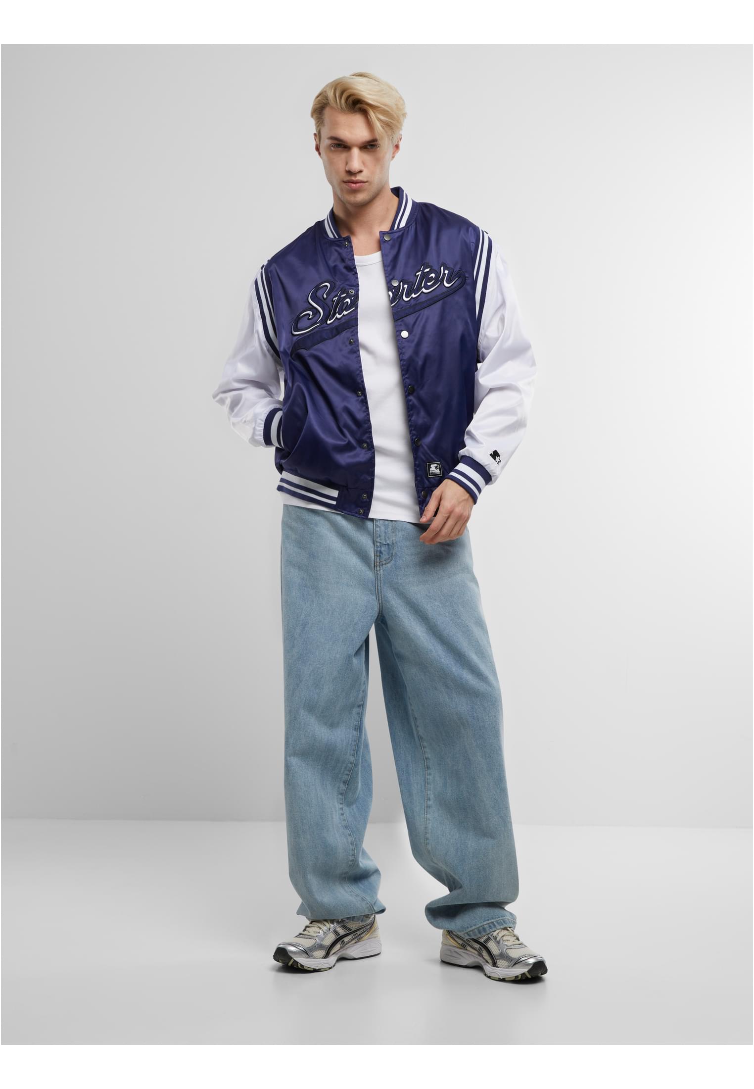 Starter Black Label Giacca Starter Satin College deepnight