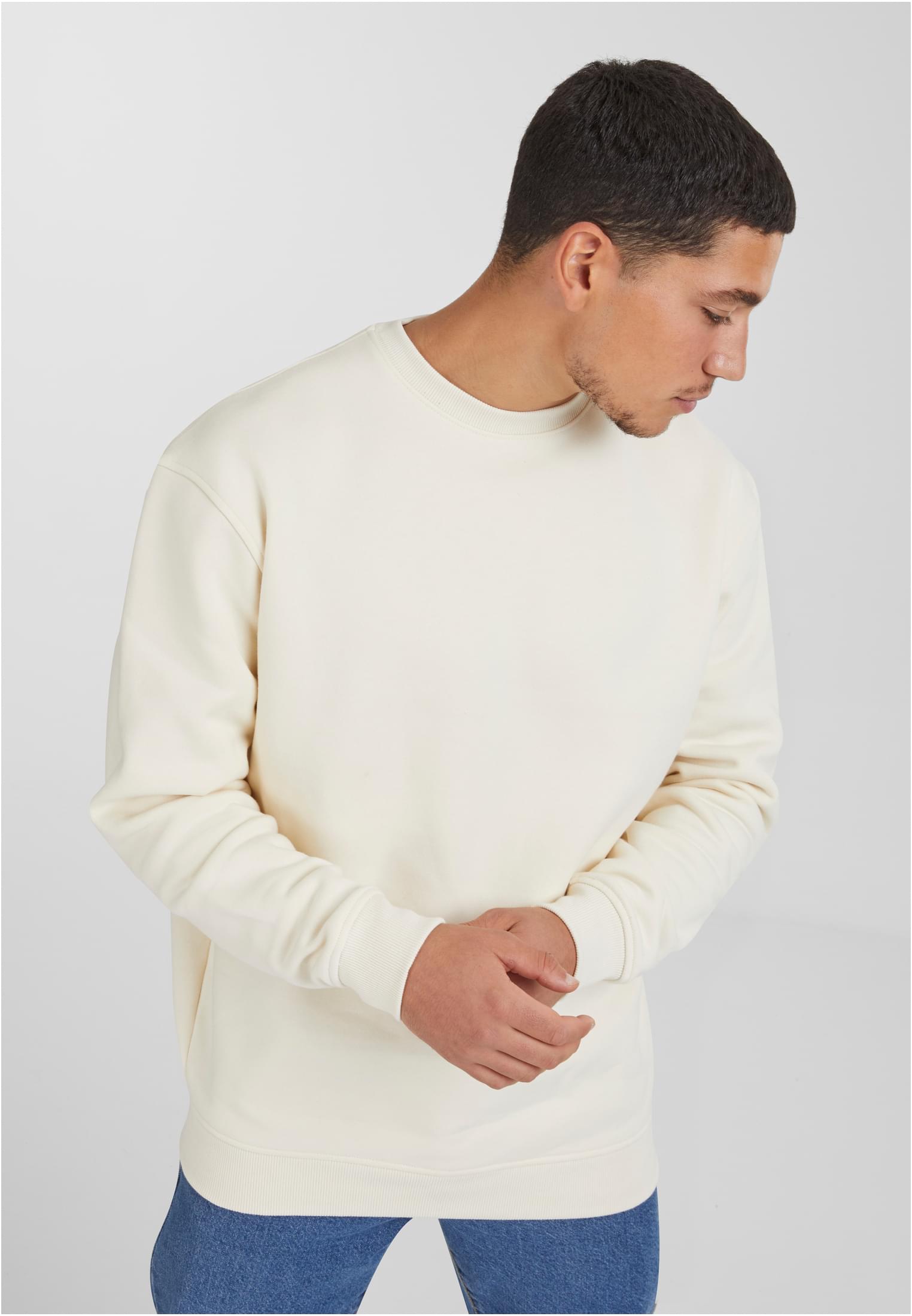 Urban Classics Felpa Crewneck whitesand