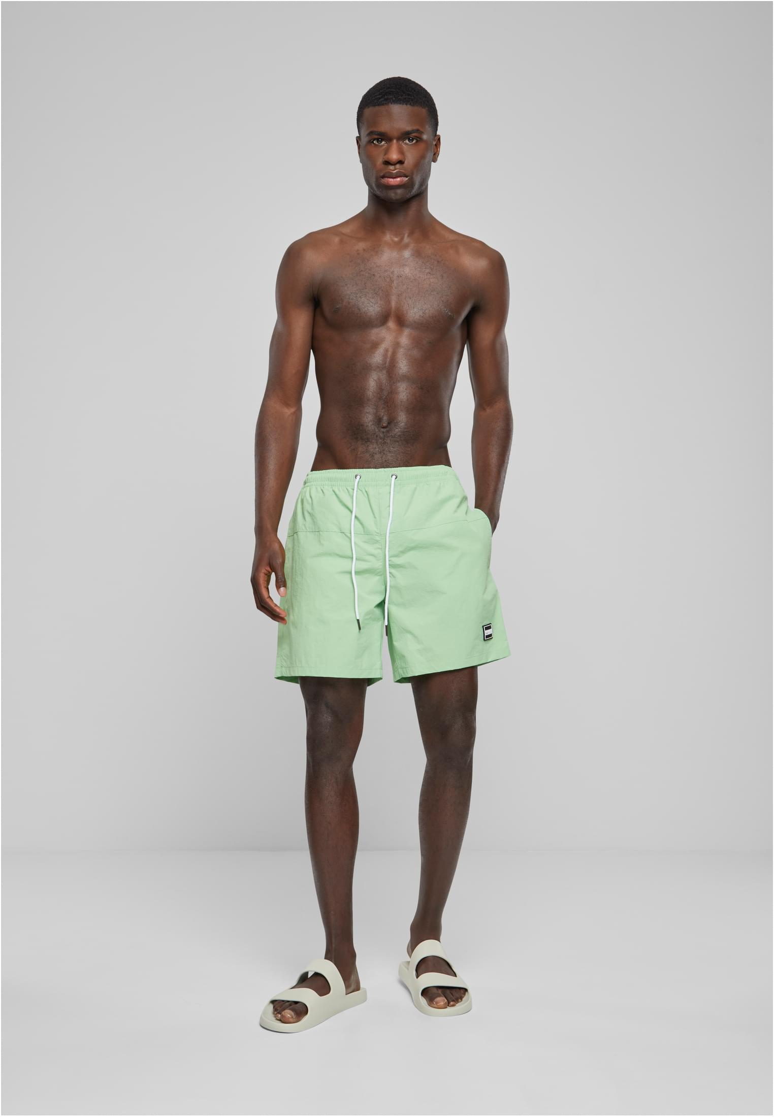 UC Men Pantaloncini Block Swim vintagegreen