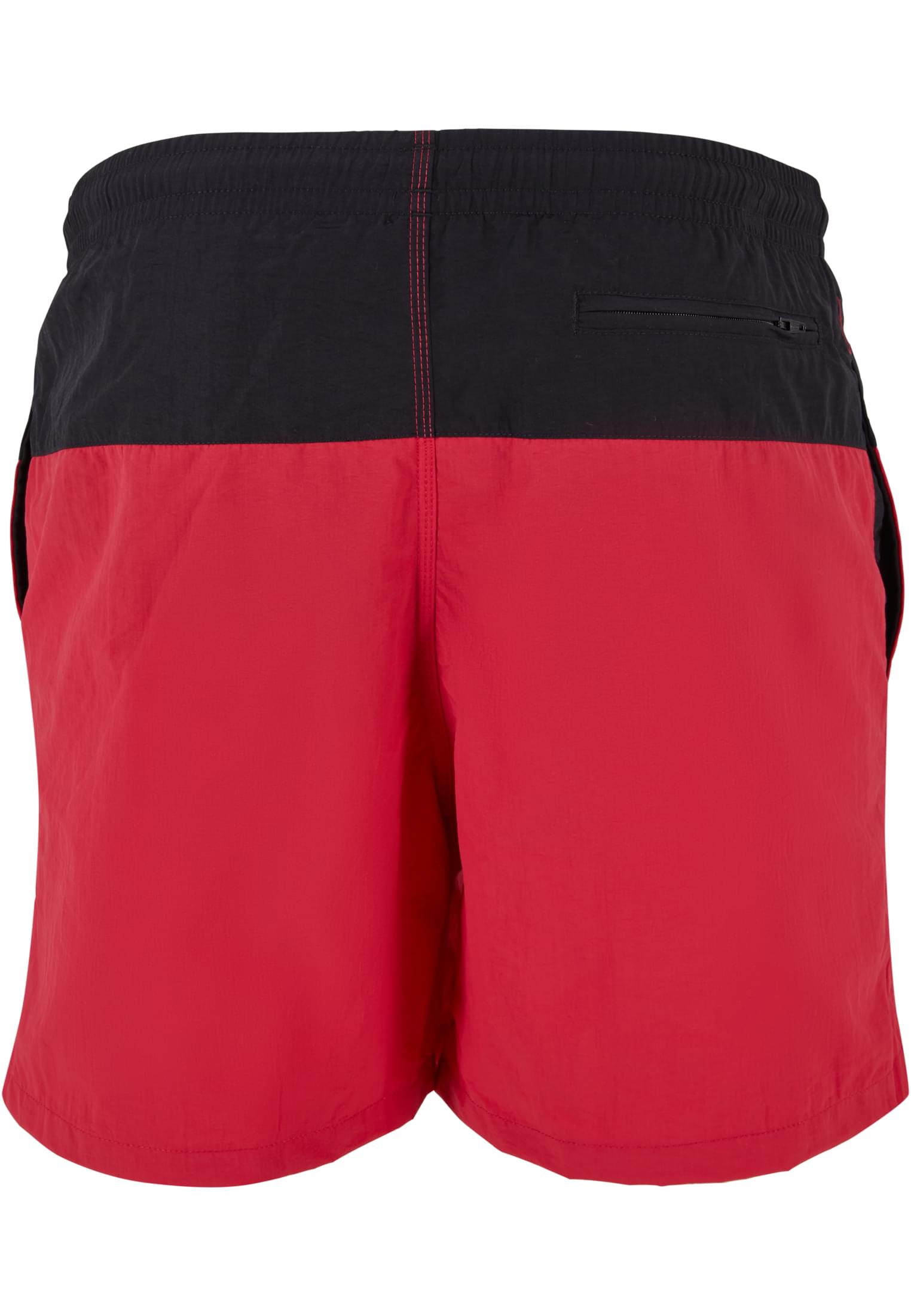 UC Men Pantaloncini Block Swim blk/red