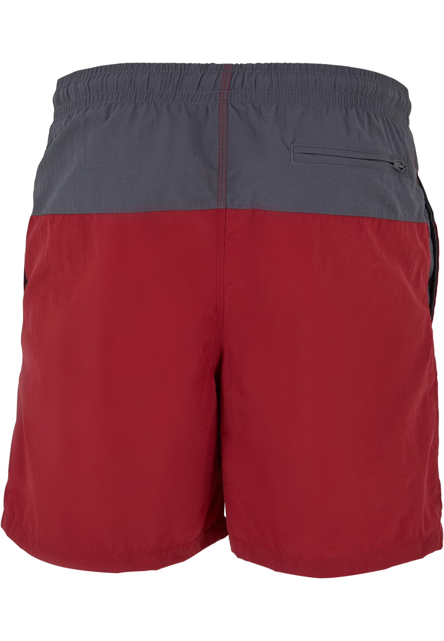 UC Men Pantaloncini Block Swim brickred/darkshadow