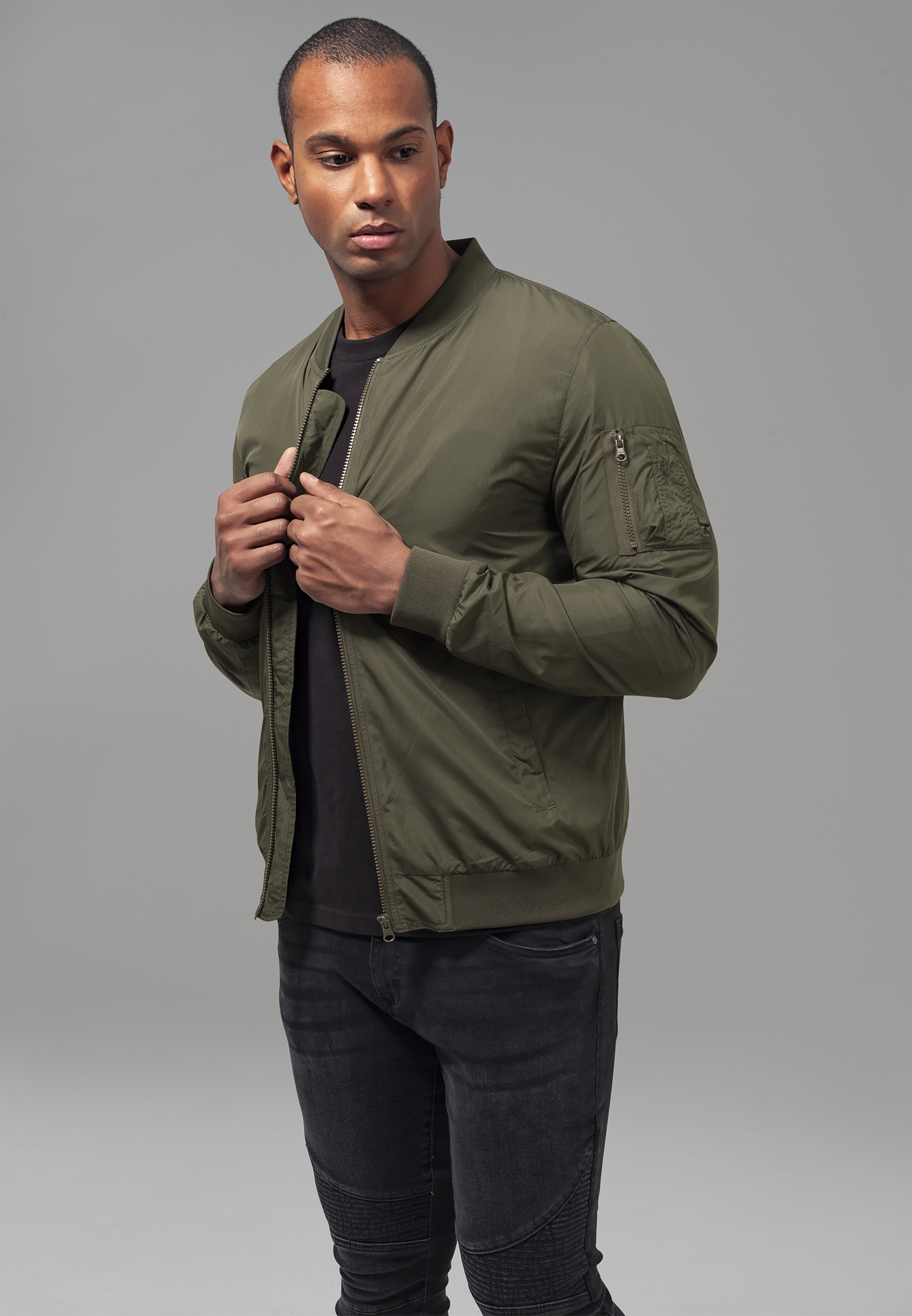 lastig Matron Alternatief voorstel Light Bomber Jacket-TB1258