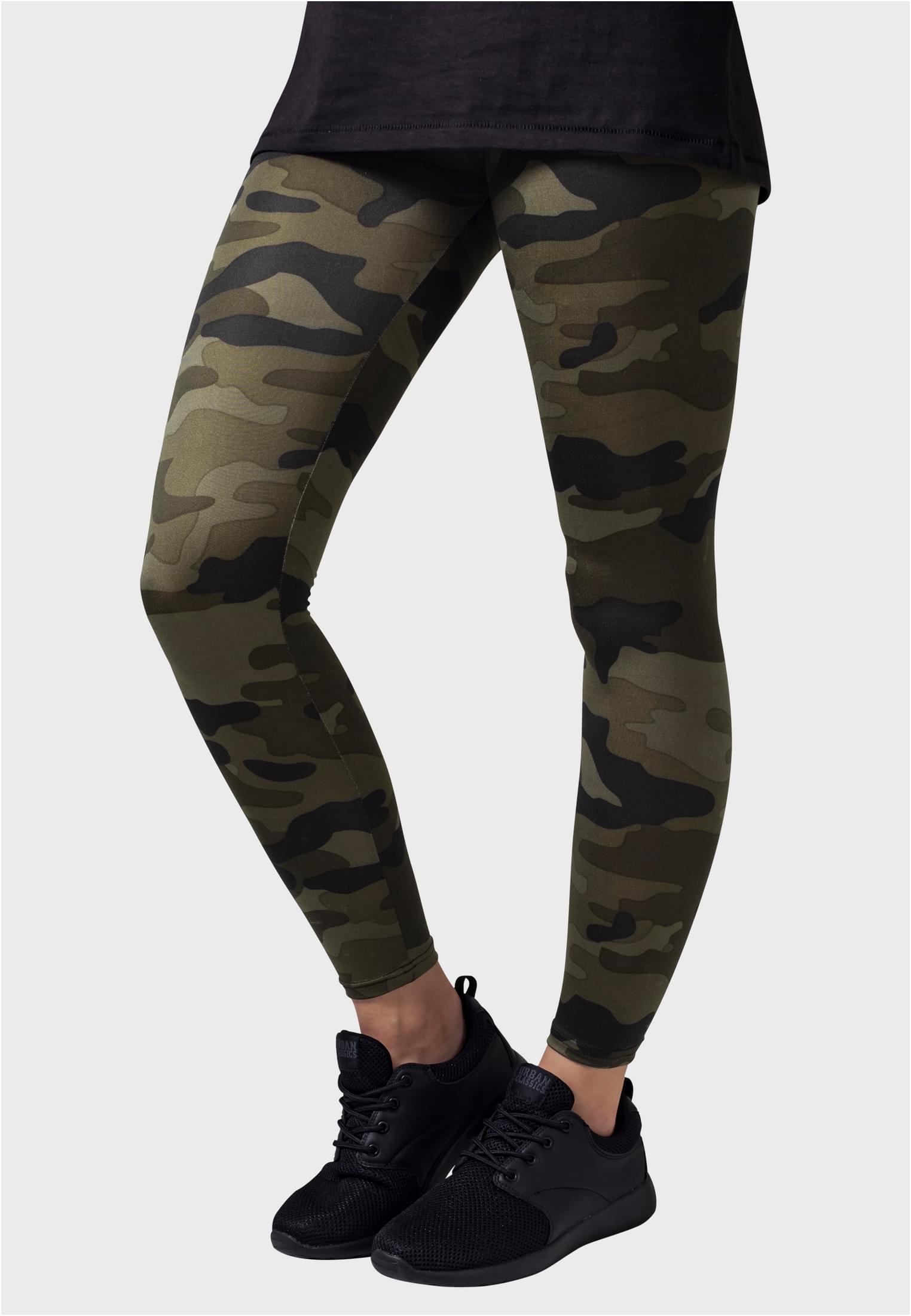 Urban Classics Leggings Camo wood camo