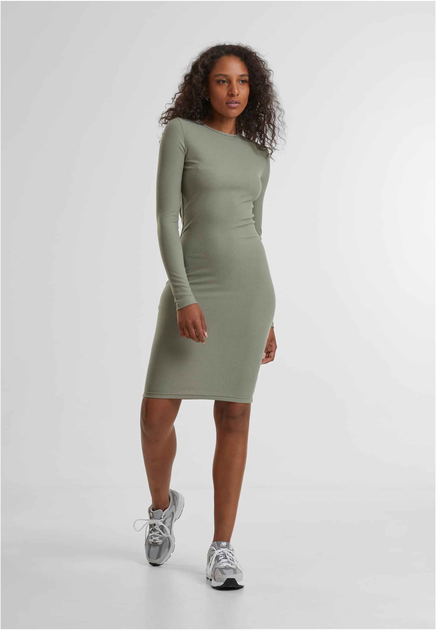 Urban Classics Abito Rib paleolive