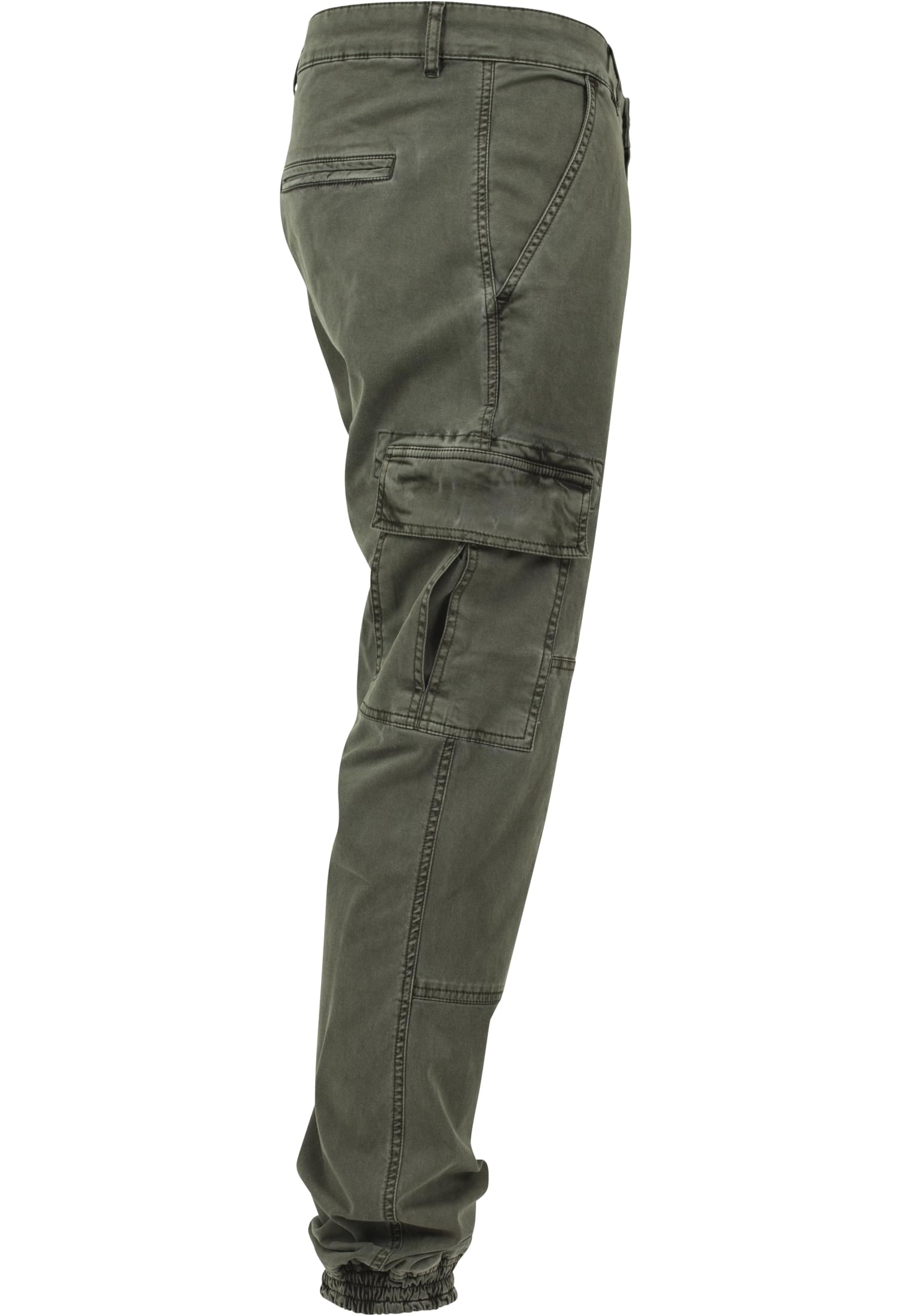 Washed Cargo Twill Jogging Pants-TB1435