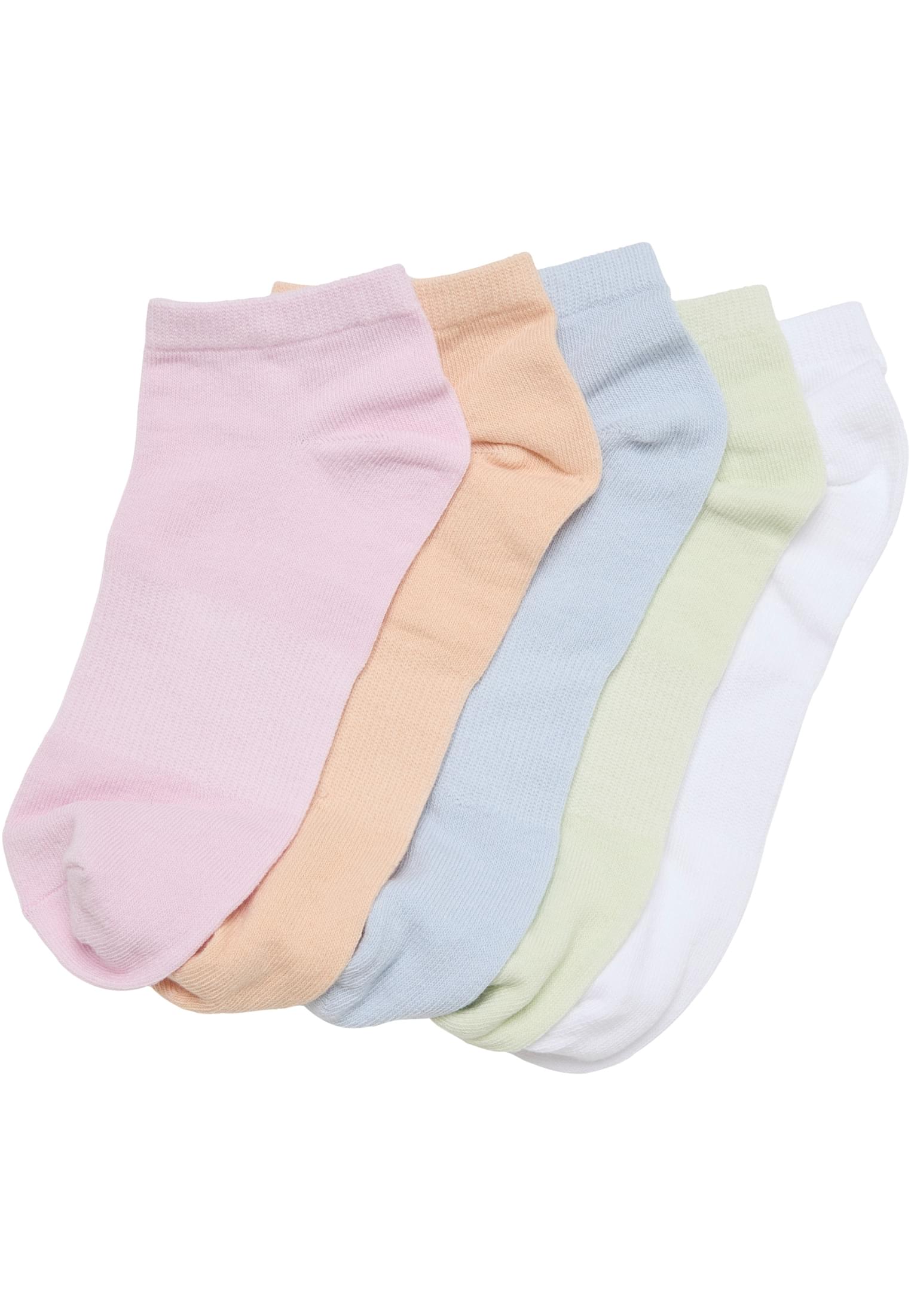 Urban Classics Calze No Show blushedrose/softapricot/freezeblue/lightmint/white