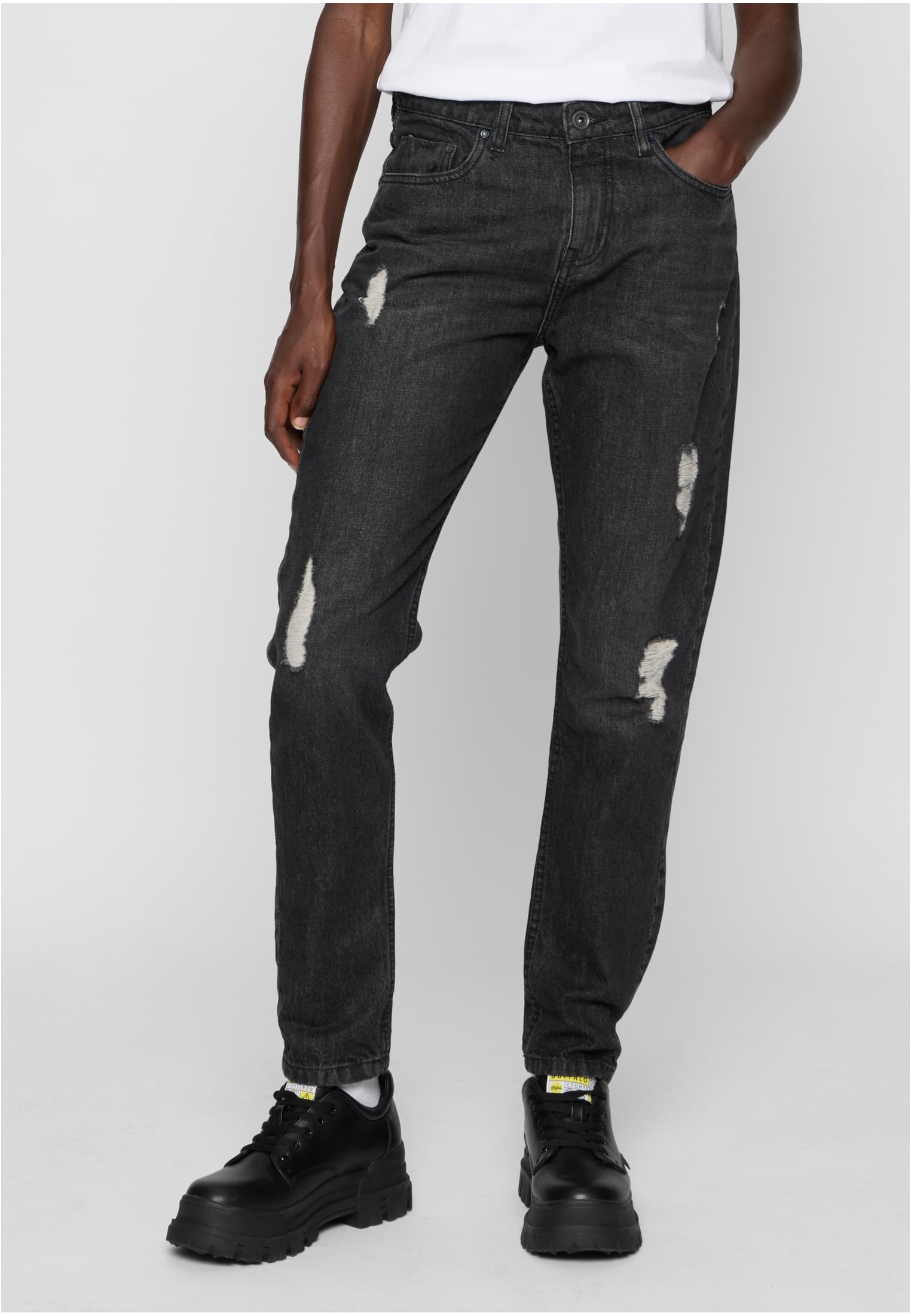 Urban Classics Pantaloni Boyfriend washed