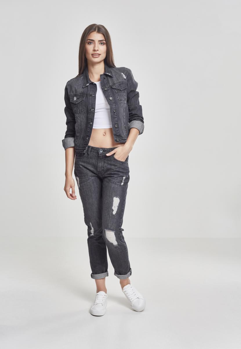 Ladies Denim Jacket-TB1542