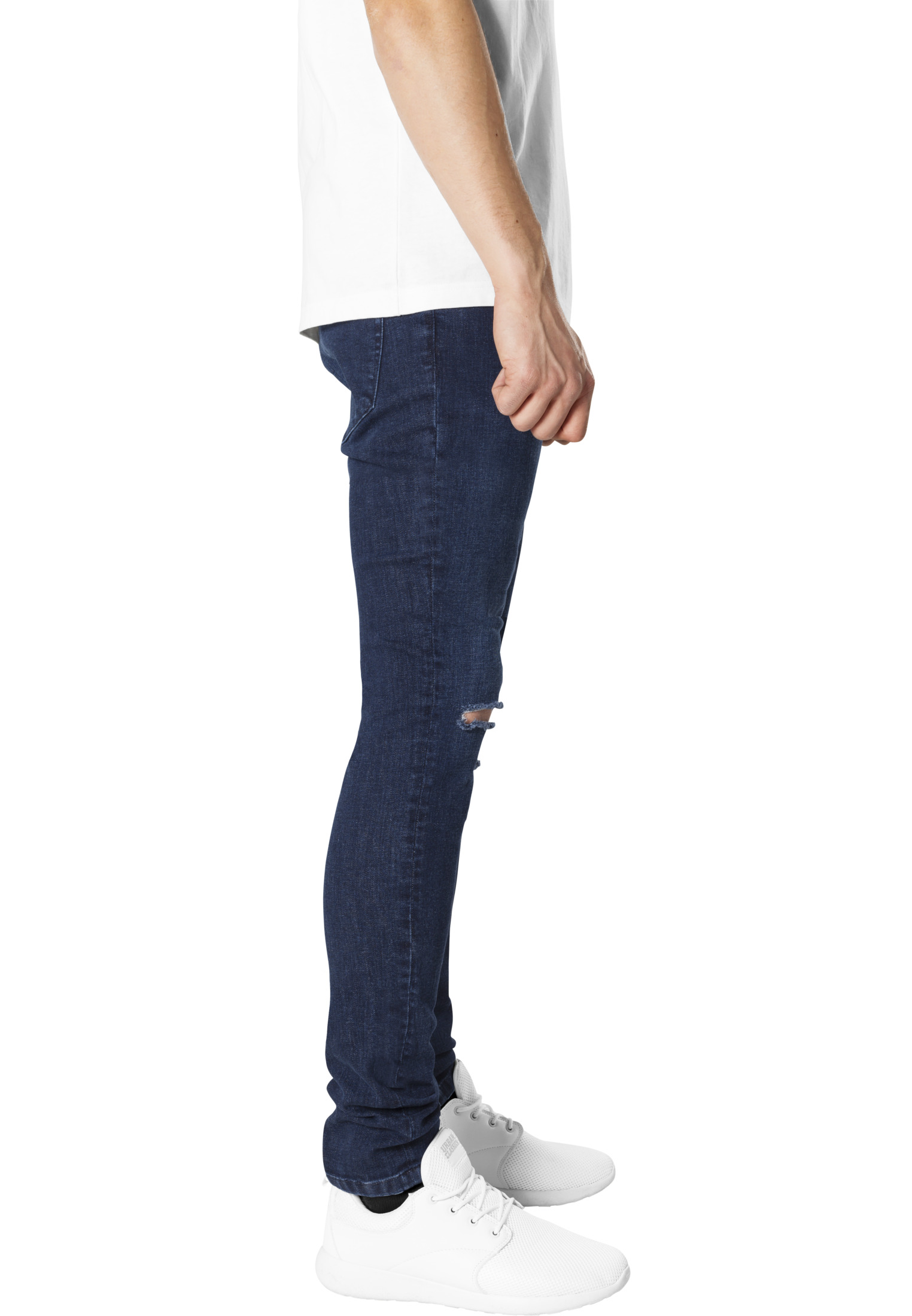 Urban Classics Pantaloni Slim Fit Knee Cut