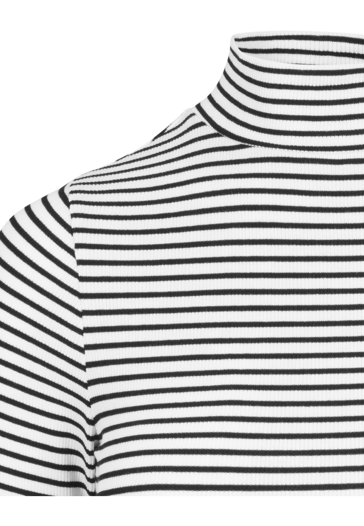 Turtleneck Ladies Striped Dress-TB1709