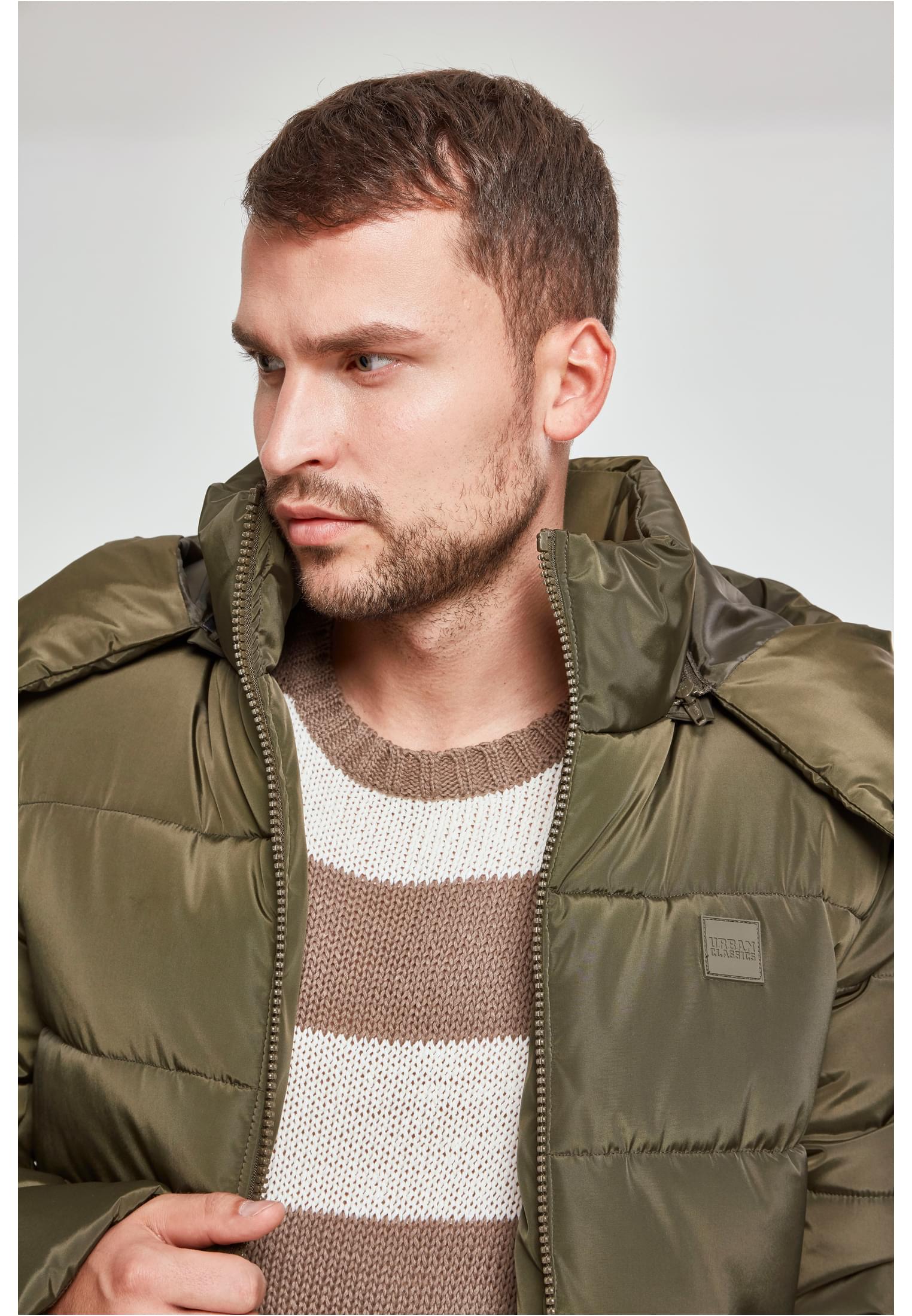 Urban Classics Giacca Hooded darkolive