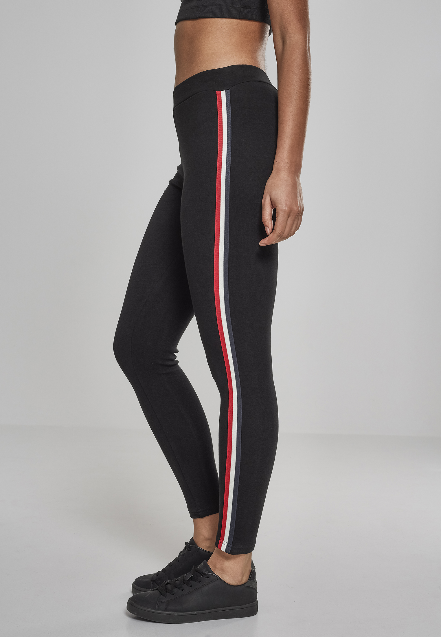 Urban Classics Leggings Tape black/firered/white/navy