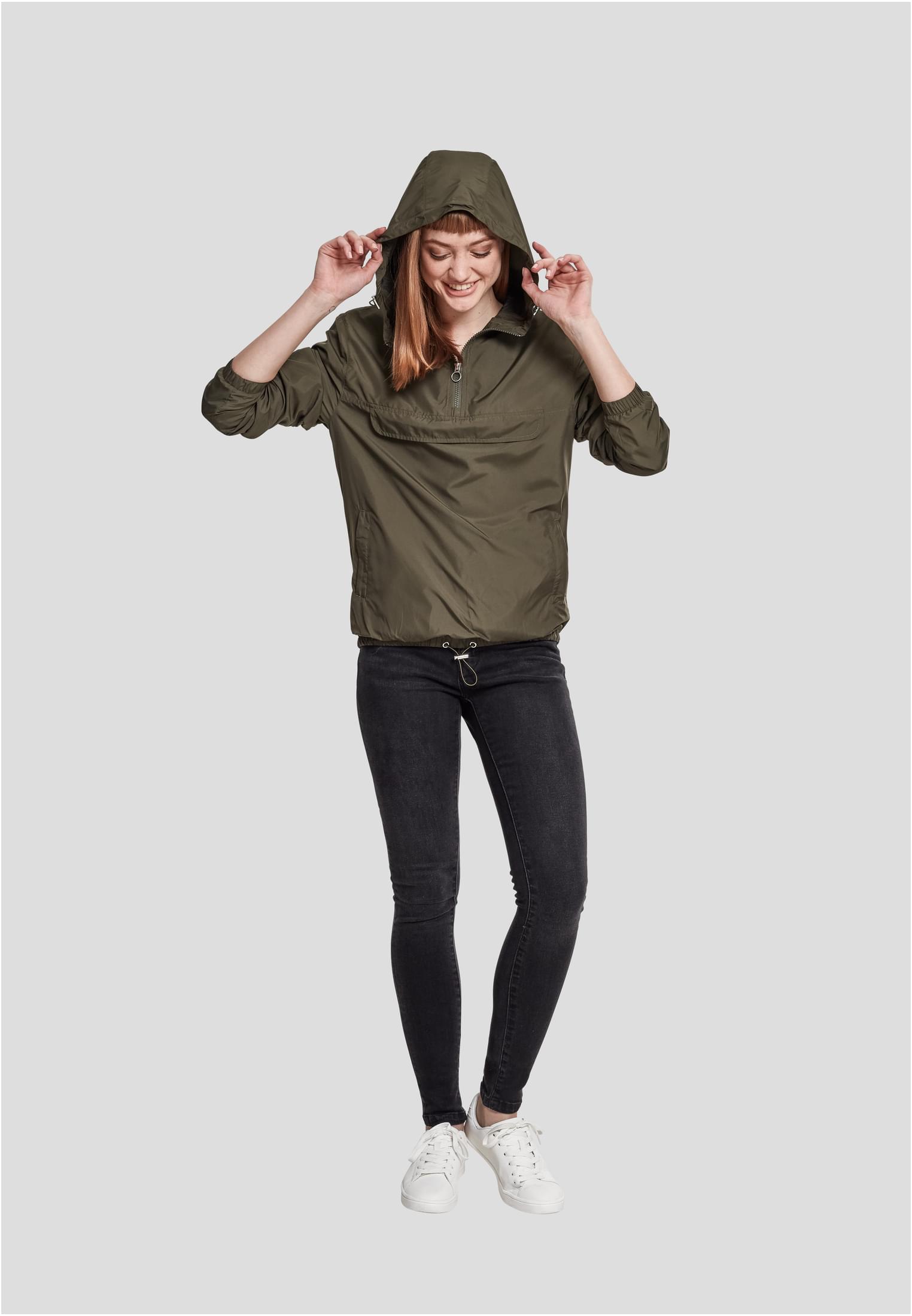Urban Classics Giacca Basic Pull Over darkolive