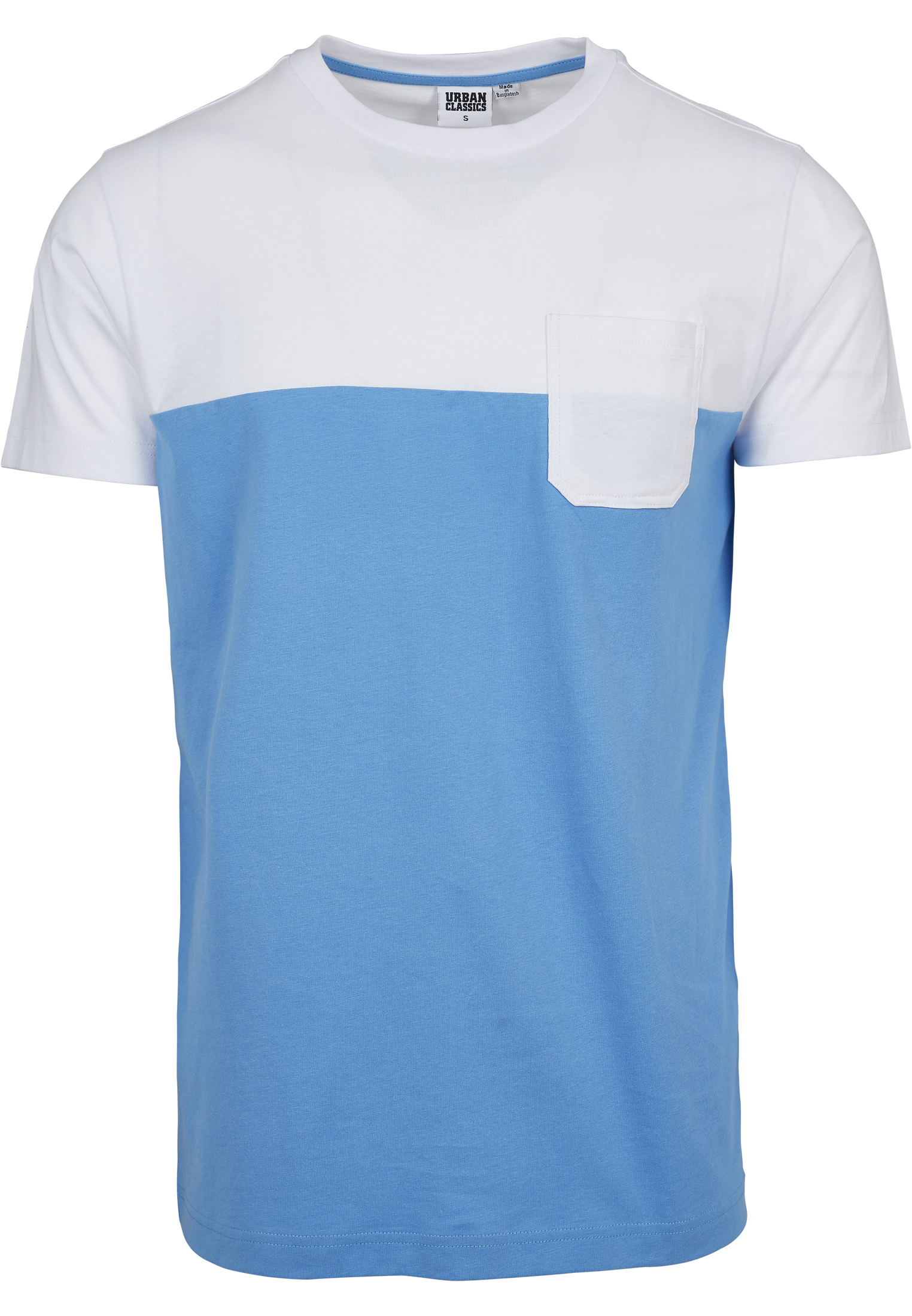 Urban Classics Men T-Shirt Color Block Summer Pocket 