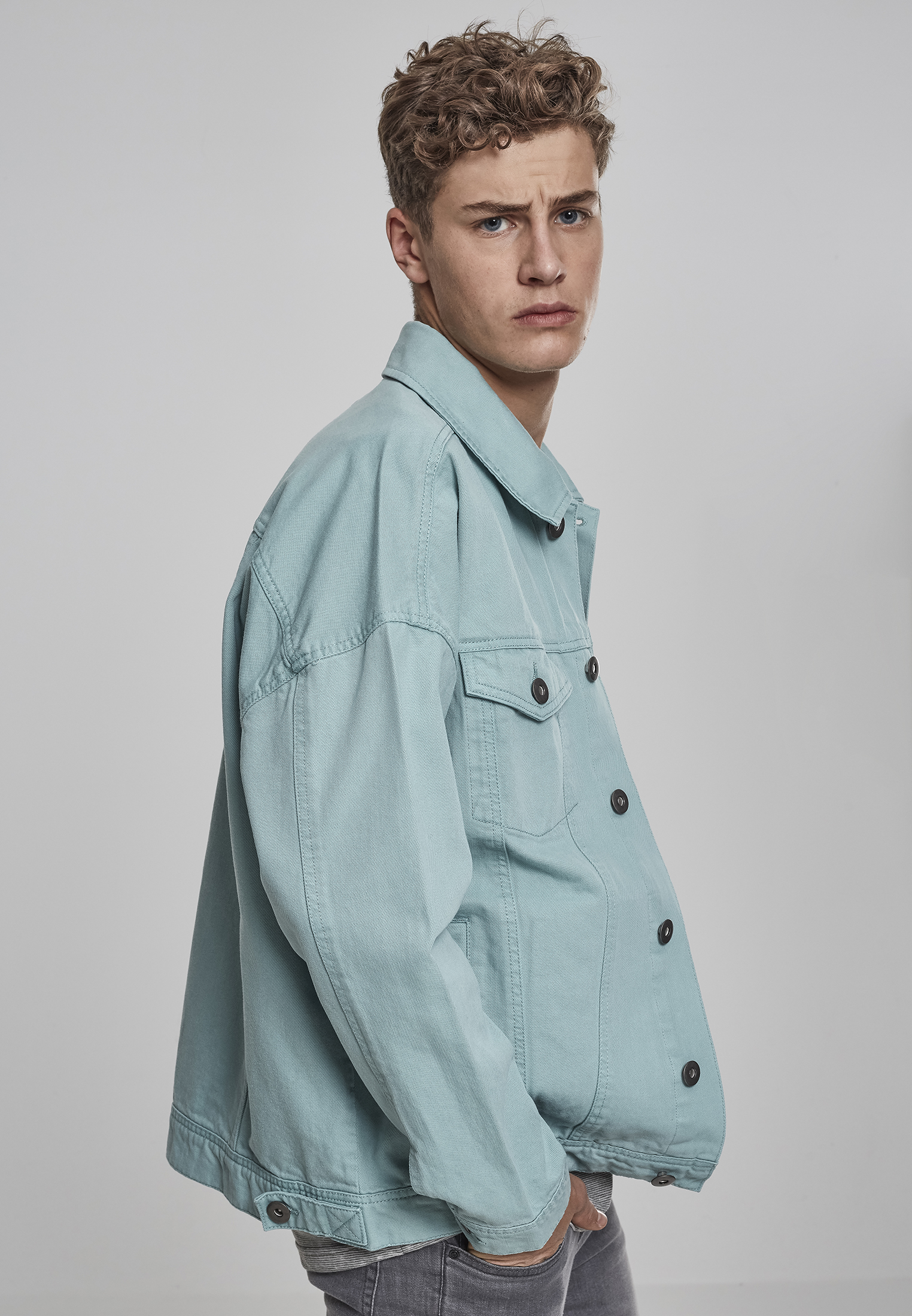 Oversize Garment Dye Jacket-TB2091