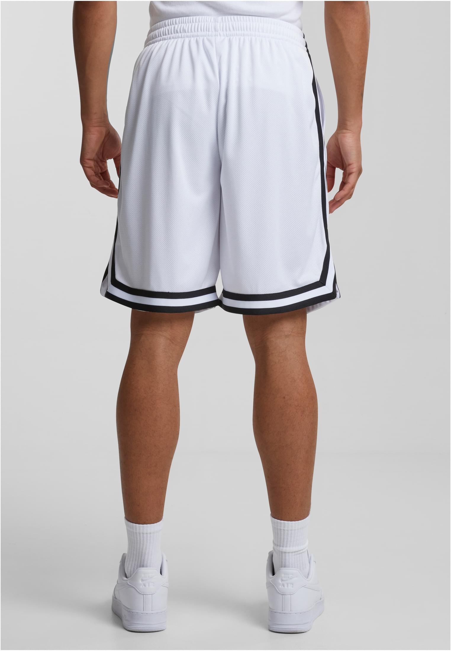 UC Men Pantaloncini Stripes Mesh whtblkwht