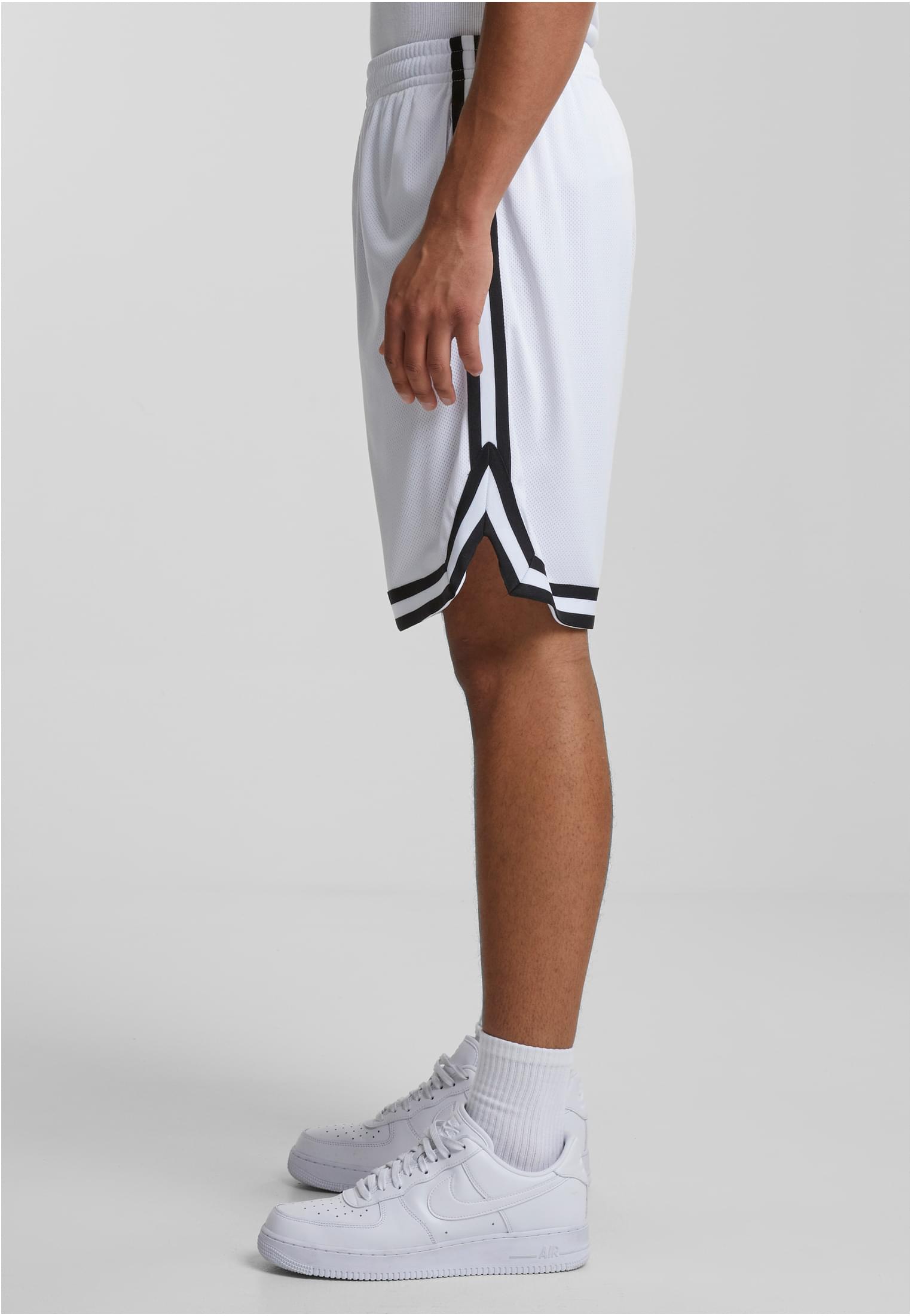 UC Men Pantaloncini Stripes Mesh whtblkwht
