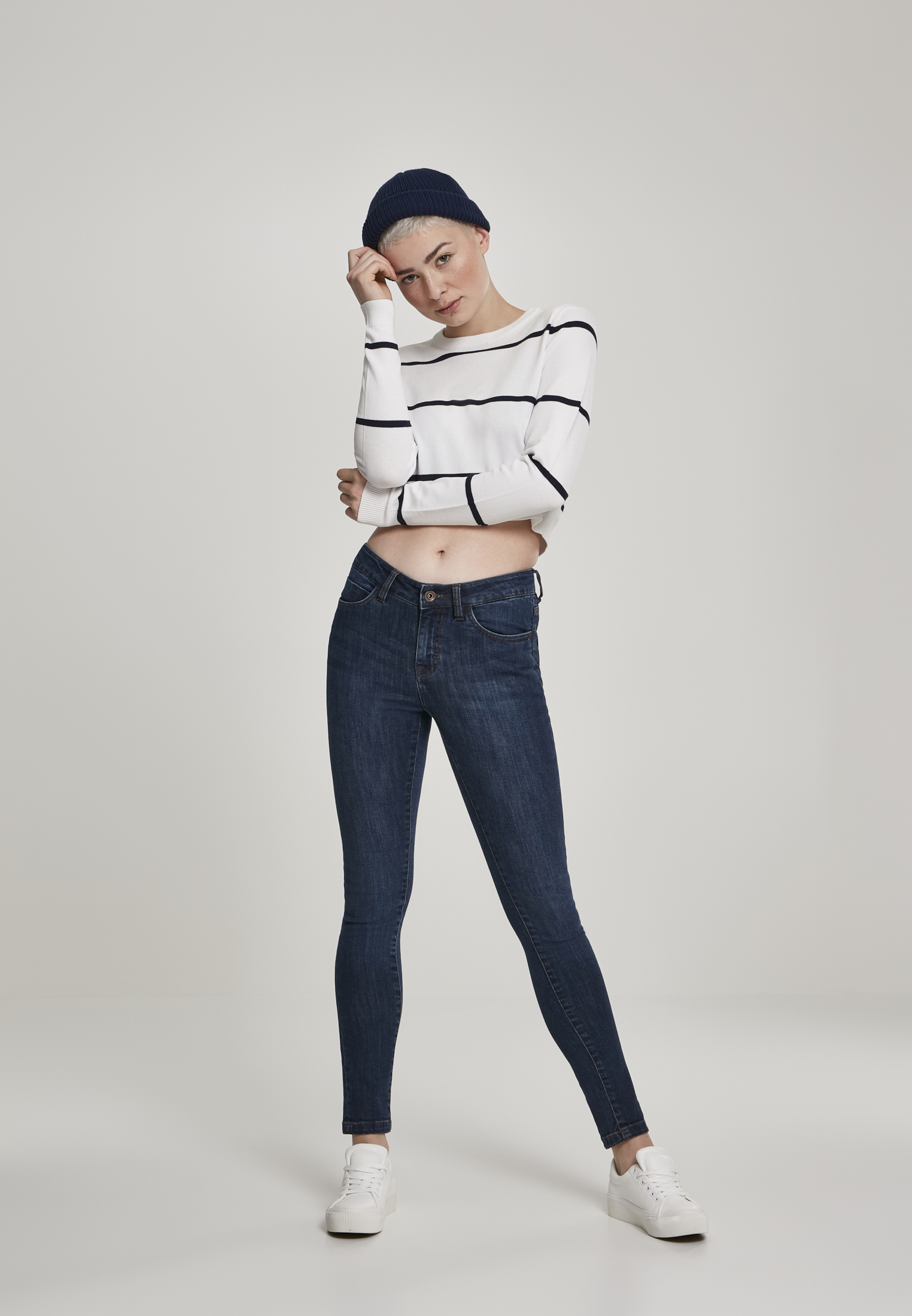 Urban Classics Maglione Short Striped