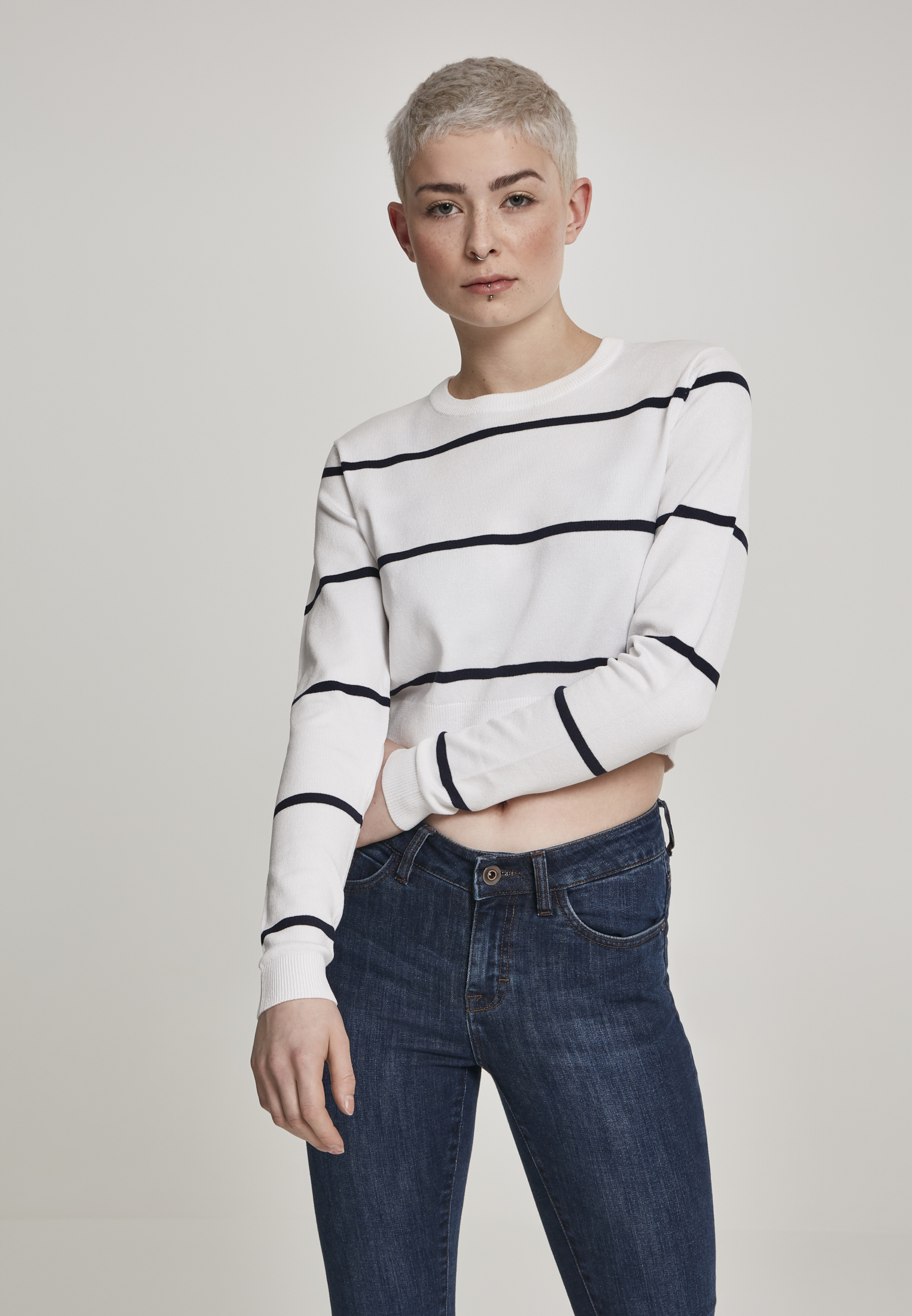 Urban Classics Maglione Short Striped