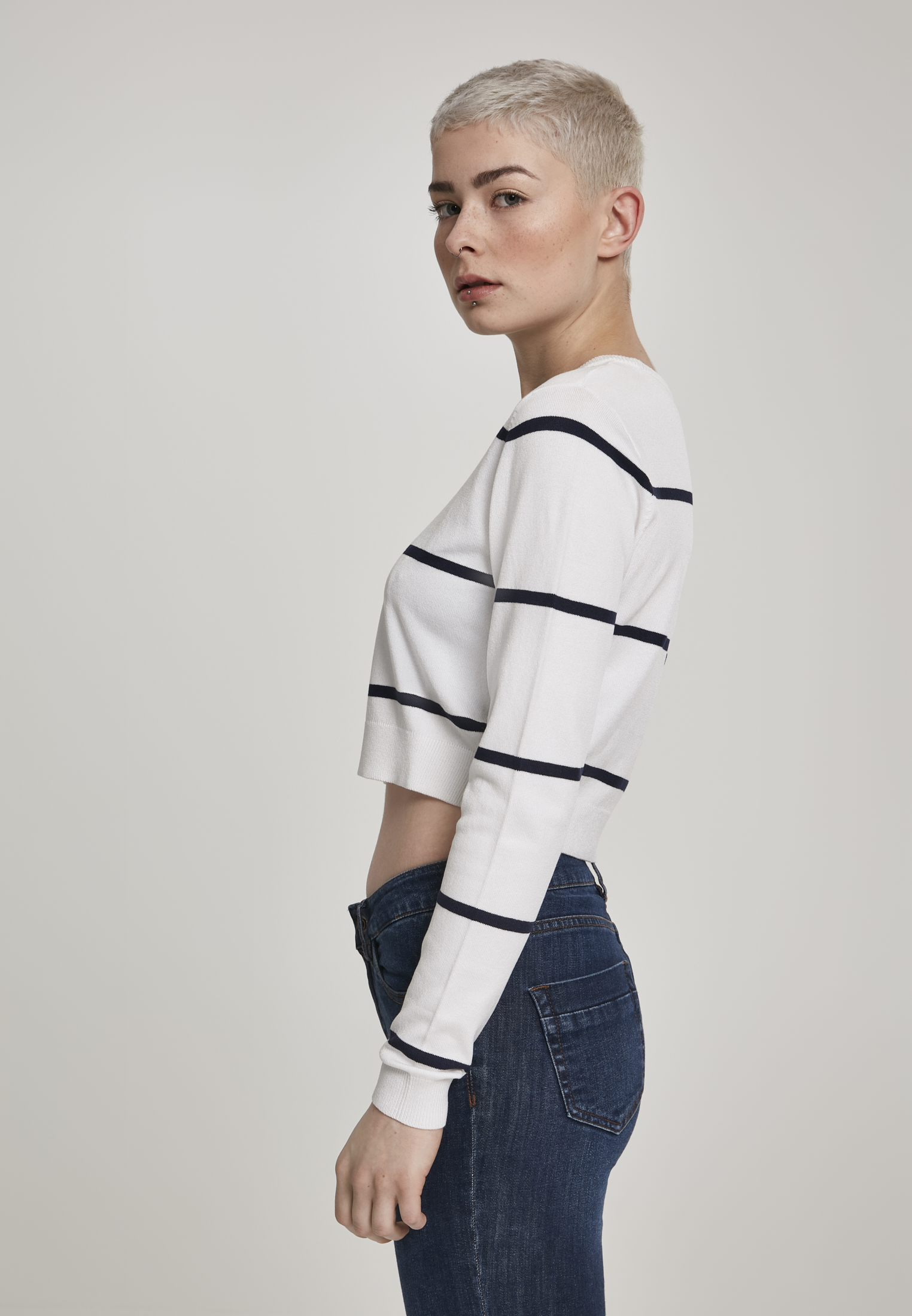 Urban Classics Maglione Short Striped