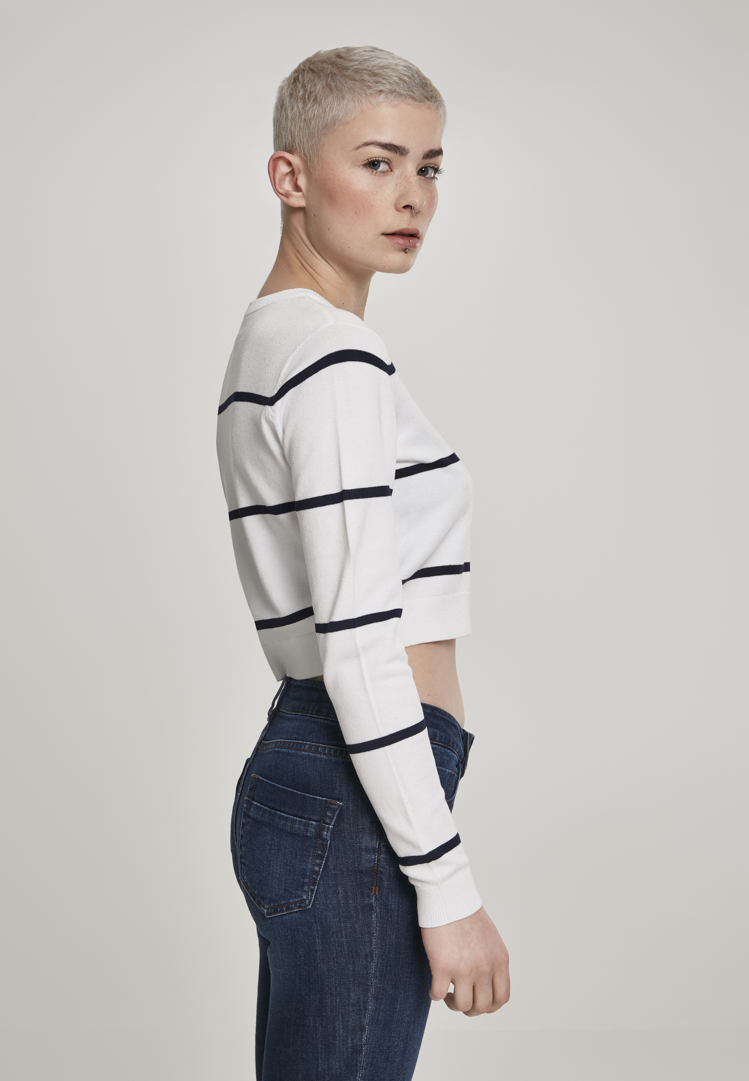 Urban Classics Maglione Short Striped