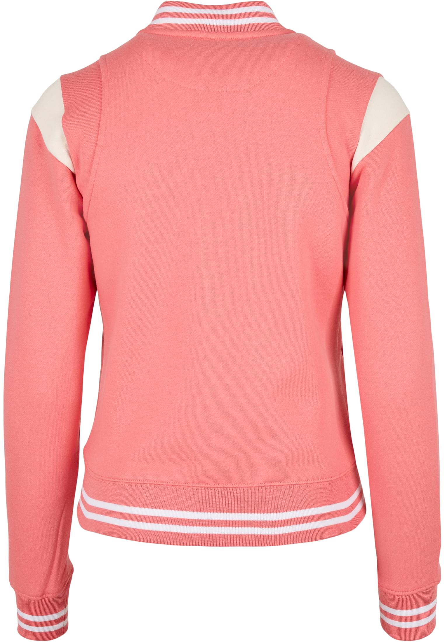 Urban Classics Giacca Inset College Sweat palepink/whitesand