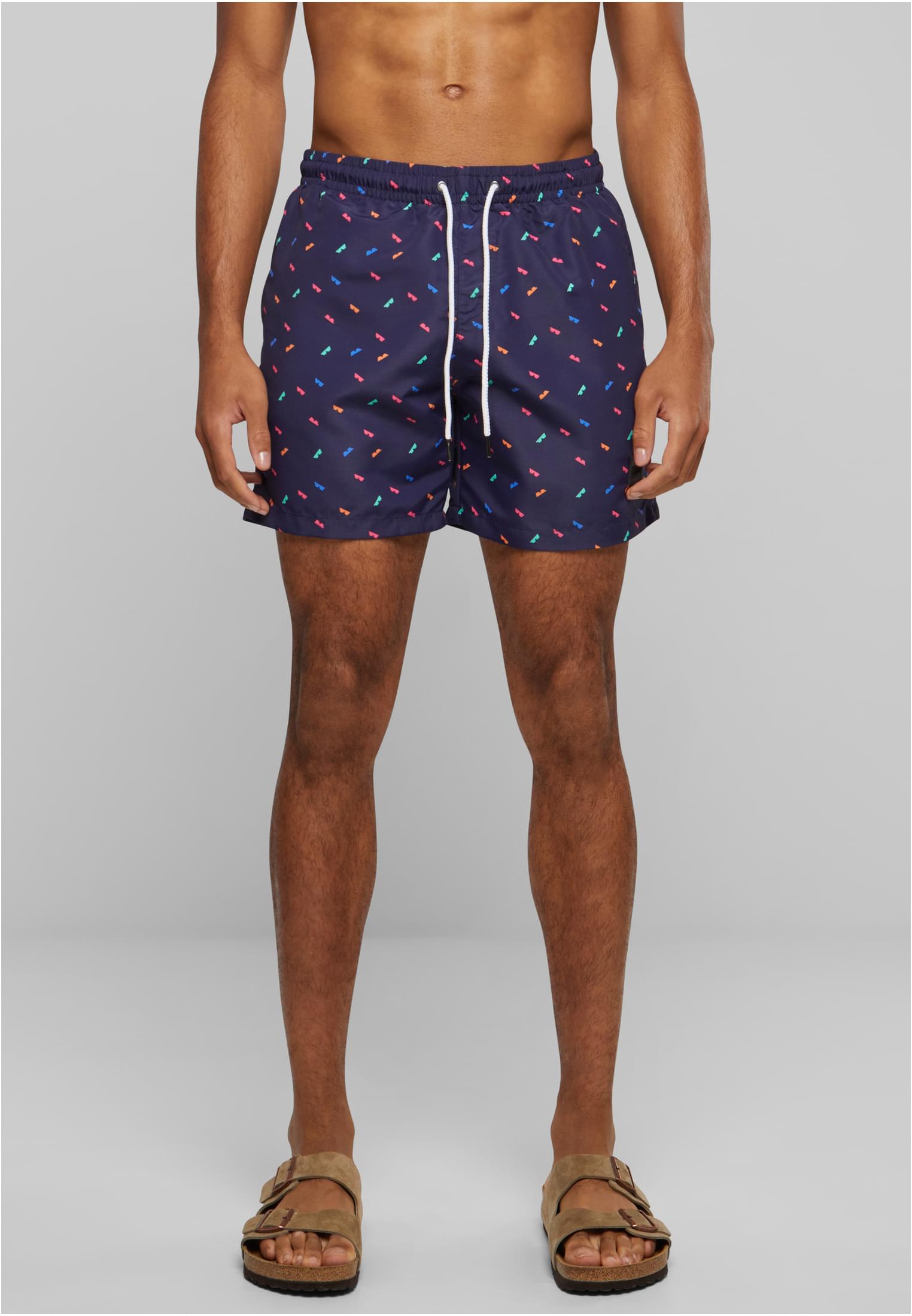 UC Men Pantaloncini Pattern�Swim sunglasses aop