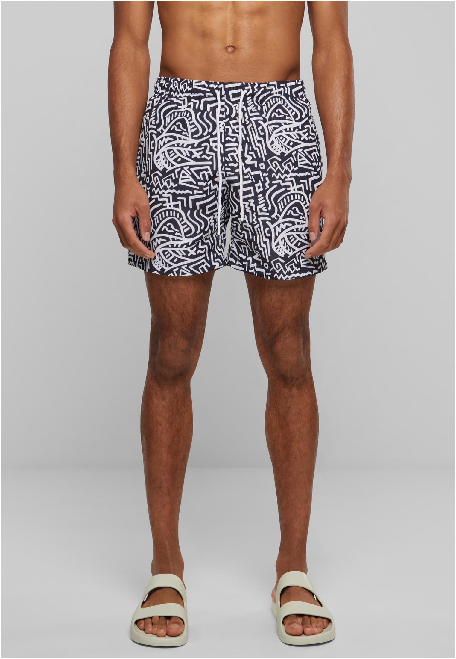 UC Men Pantaloncini Pattern�Swim signs aop