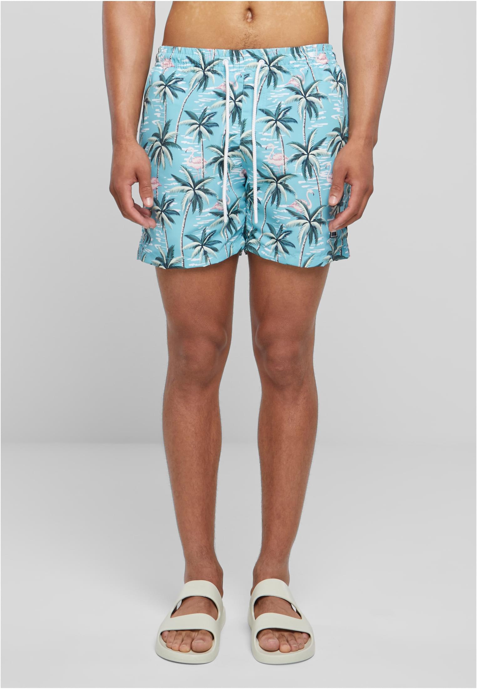 Urban Classics Pantaloncini Pattern�Swim tropical bird aop