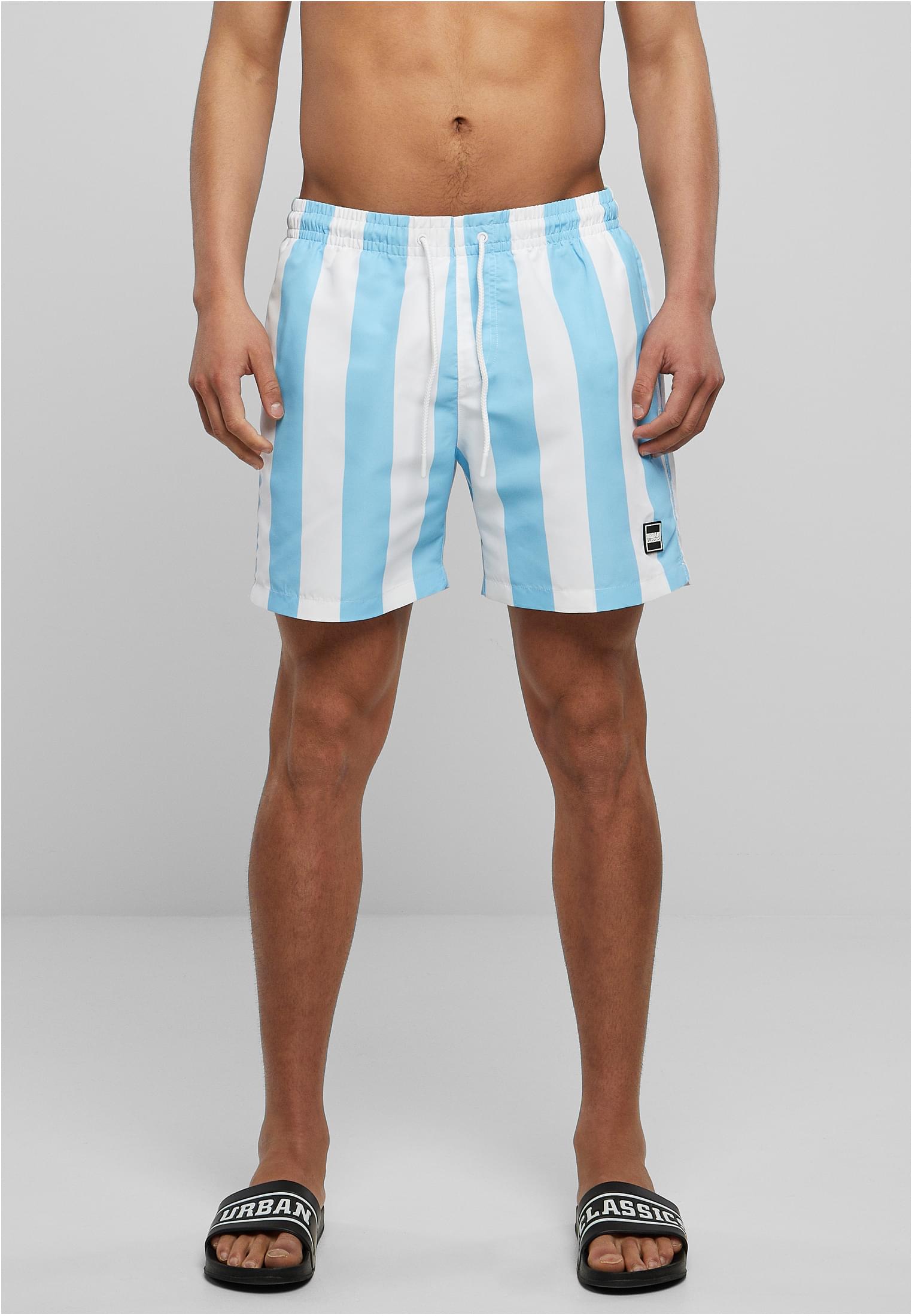 UC Men Pantaloncini Pattern�Swim balticbluebarstripe