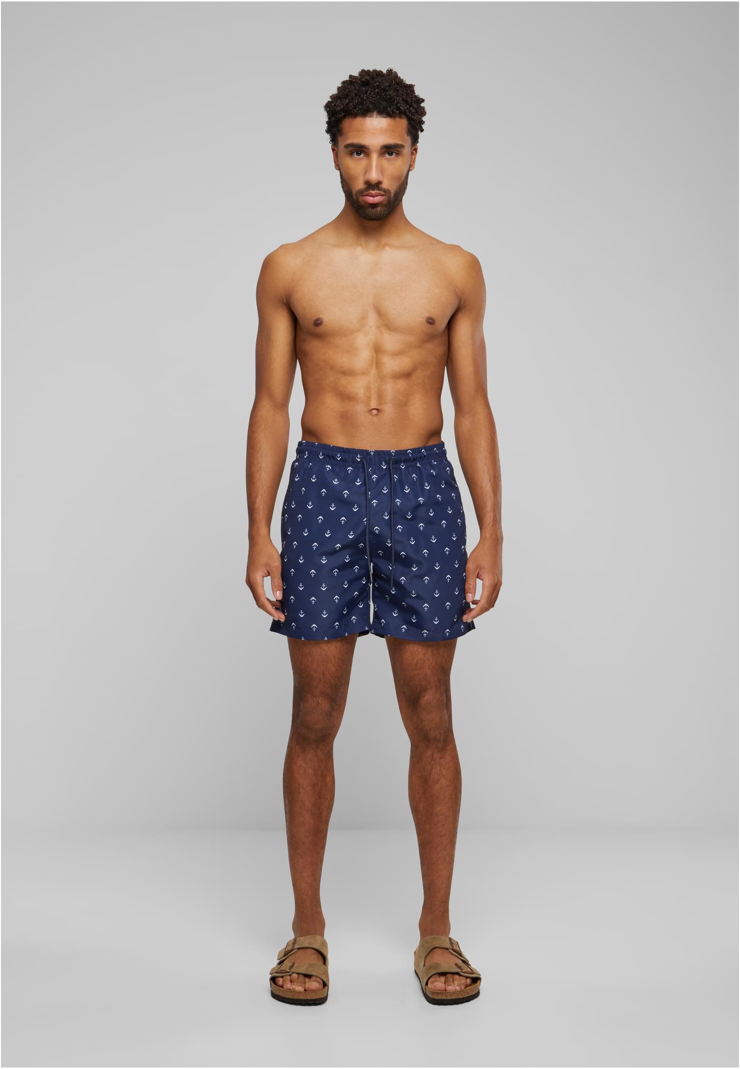 UC Men Pantaloncini Pattern�Swim anchor/navy