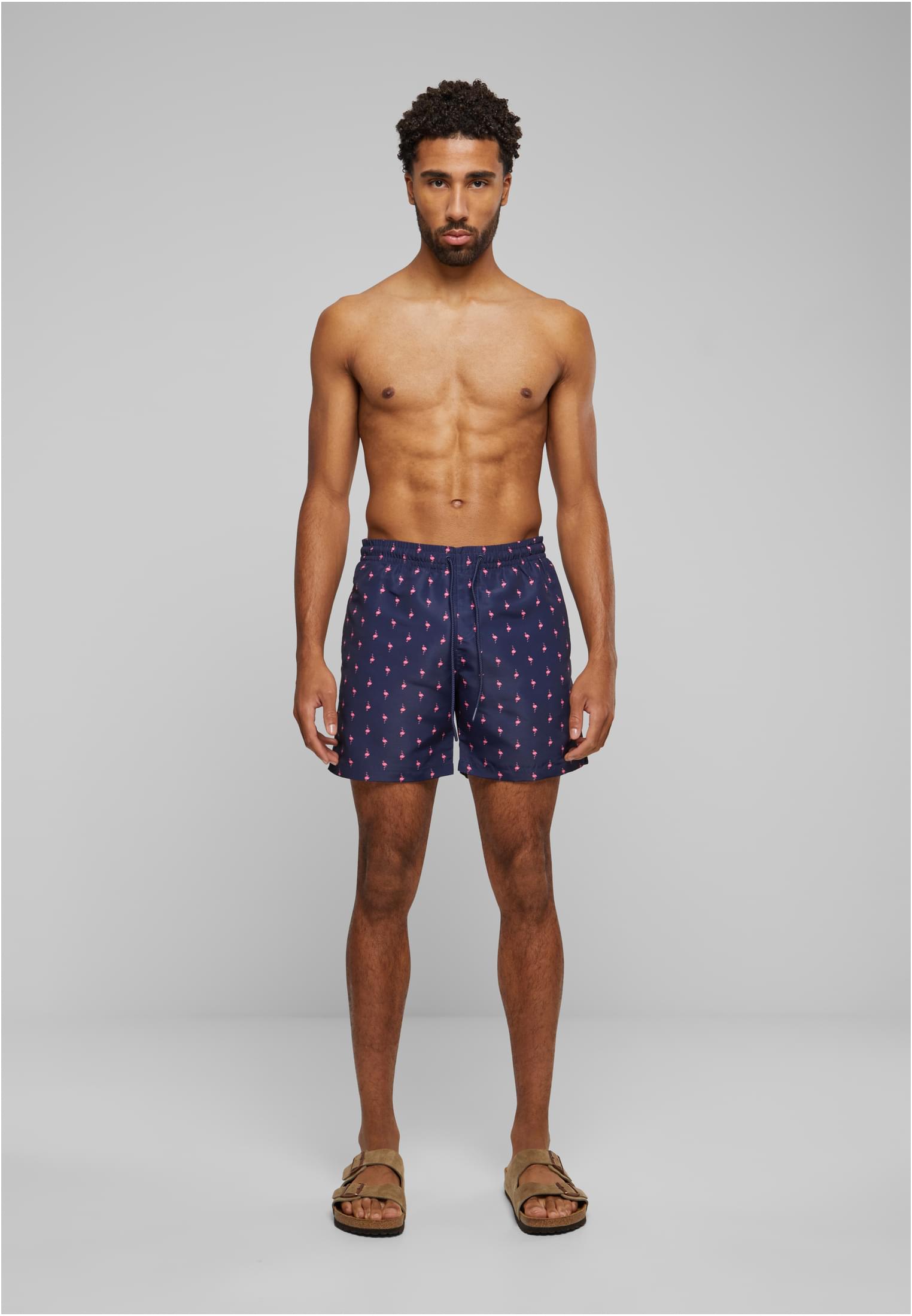 Urban Classics Pantaloncini Pattern�Swim flamingo
