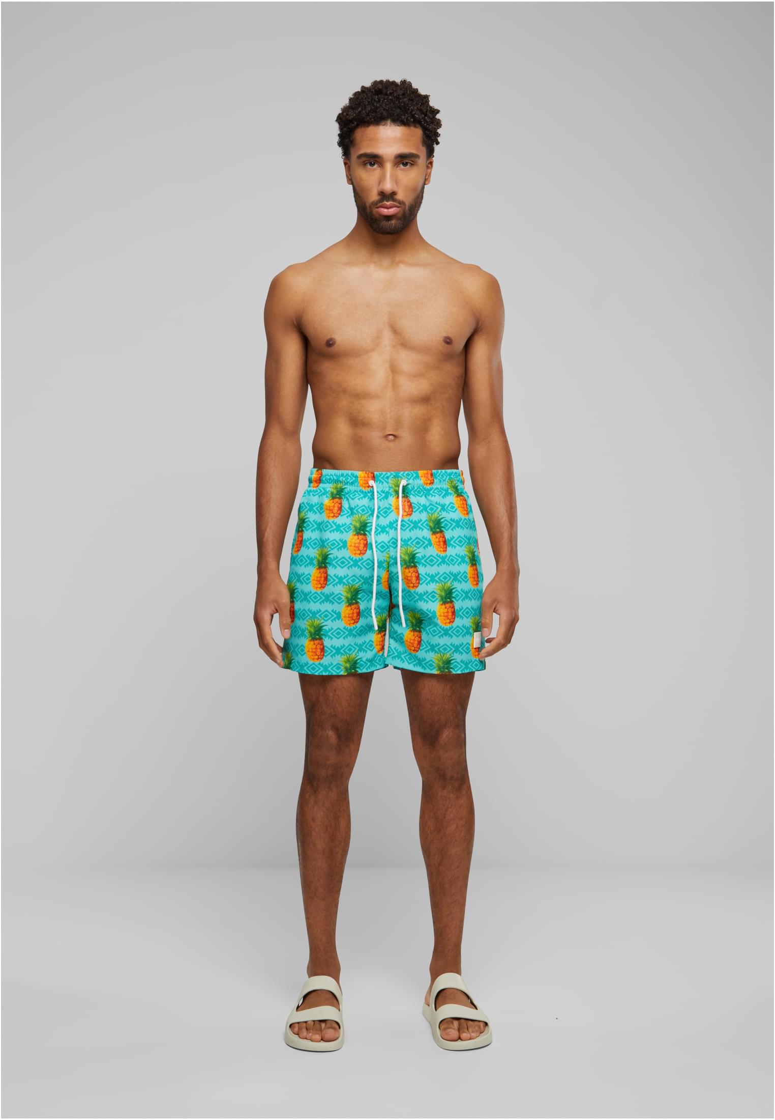 UC Men Pantaloncini Pattern�Swim pineapple aop