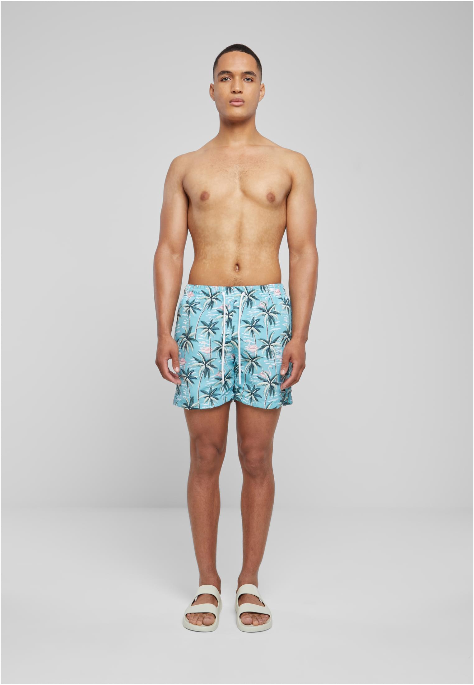 Urban Classics Pantaloncini Pattern�Swim tropical bird aop