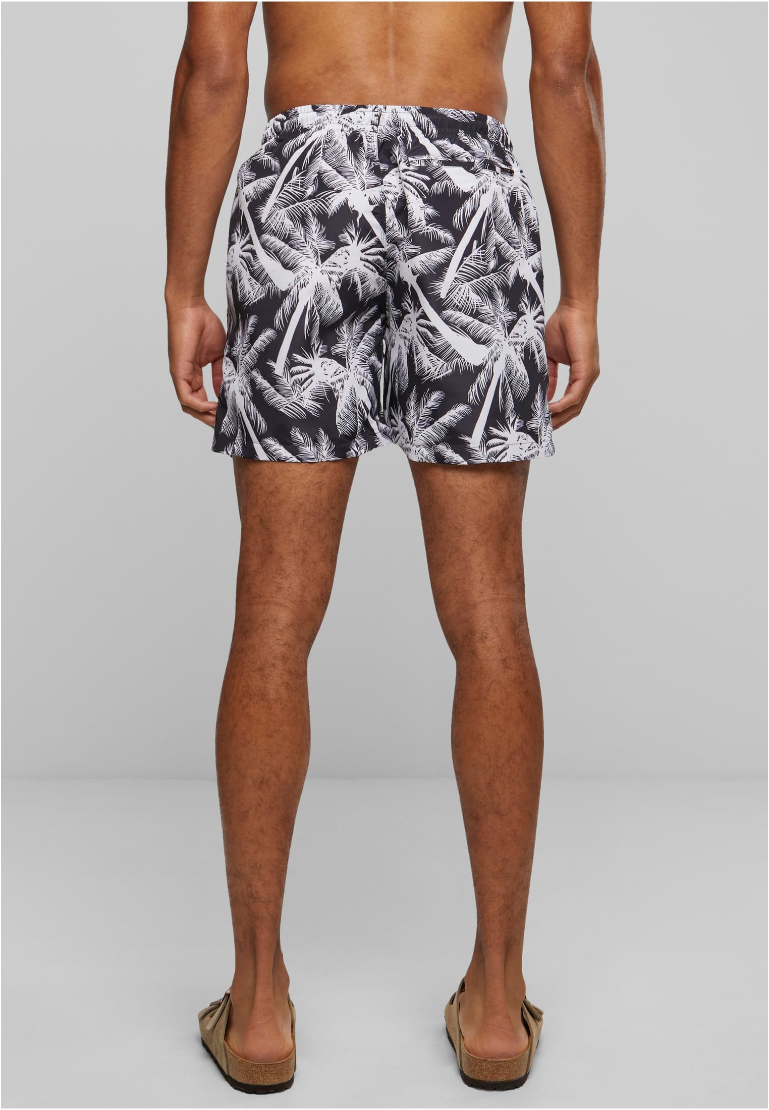 Urban Classics Pantaloncini Pattern�Swim palm/white