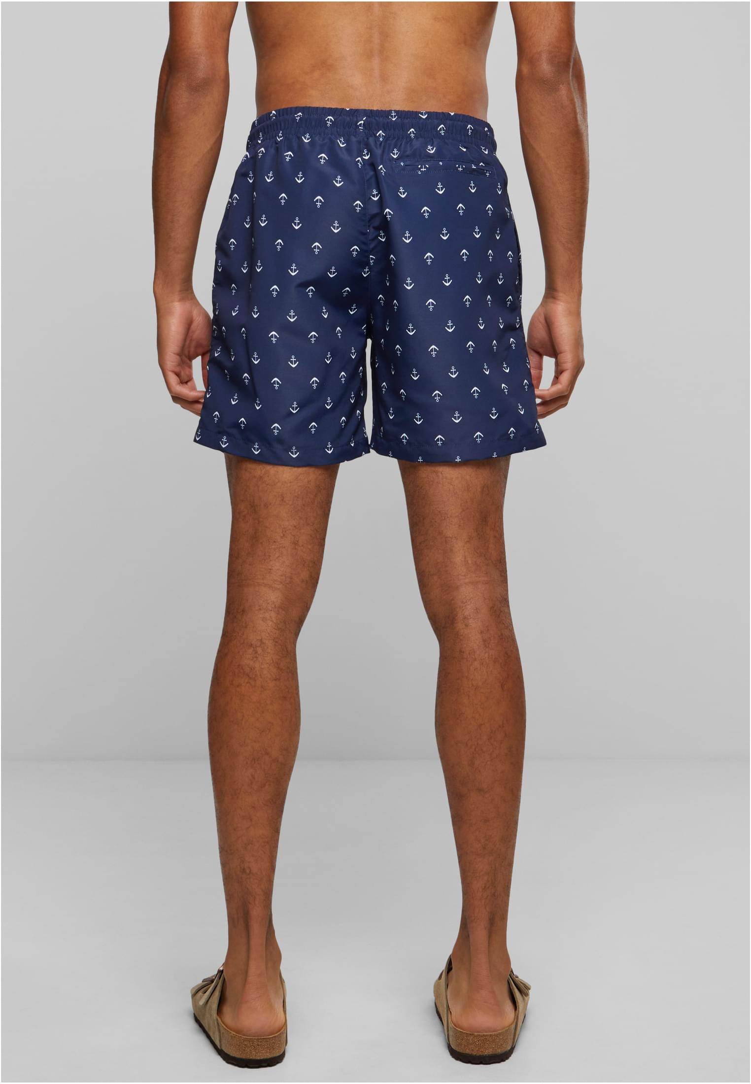 UC Men Pantaloncini Pattern�Swim anchor/navy