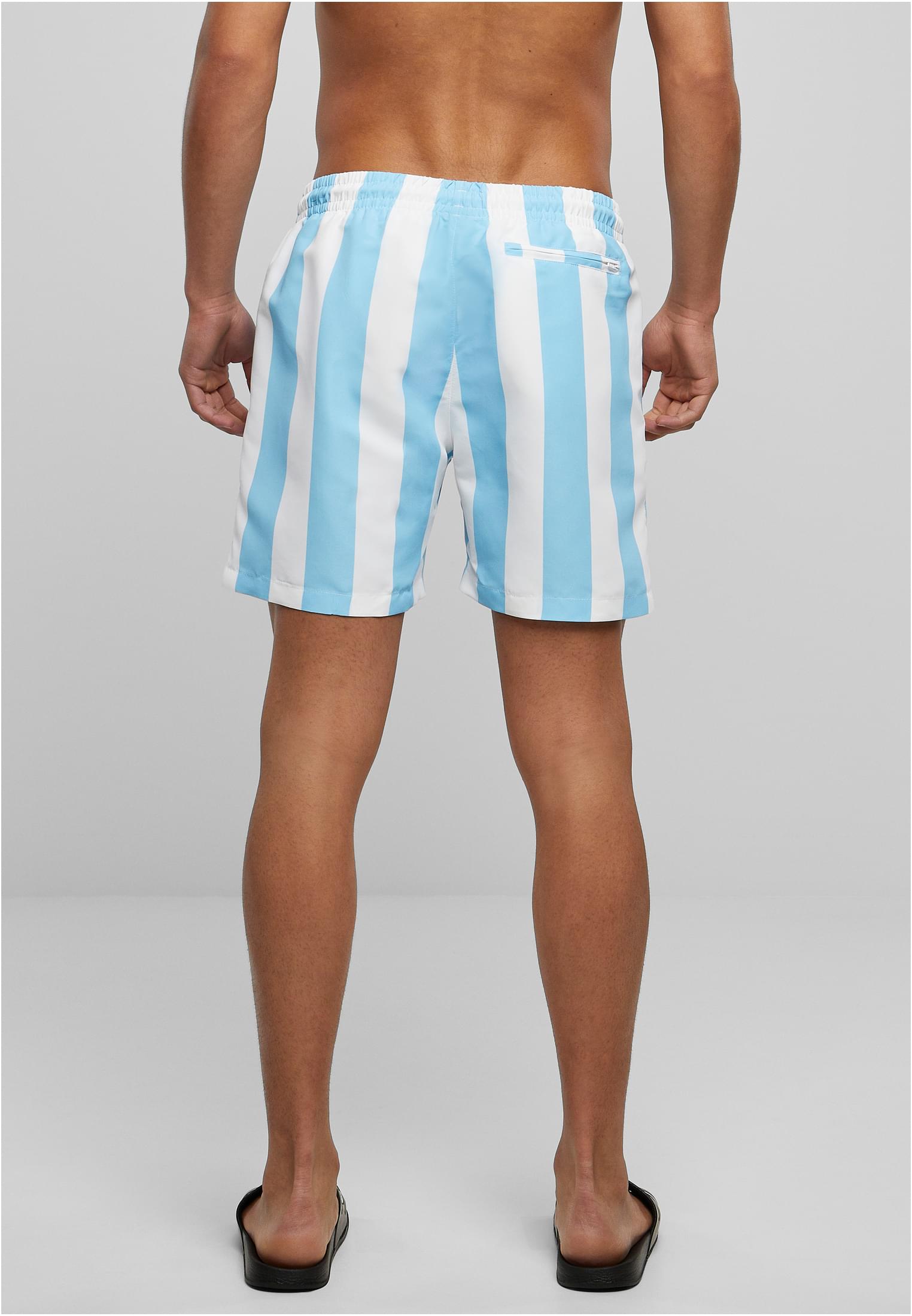 Urban Classics Pantaloncini Pattern�Swim balticbluebarstripe