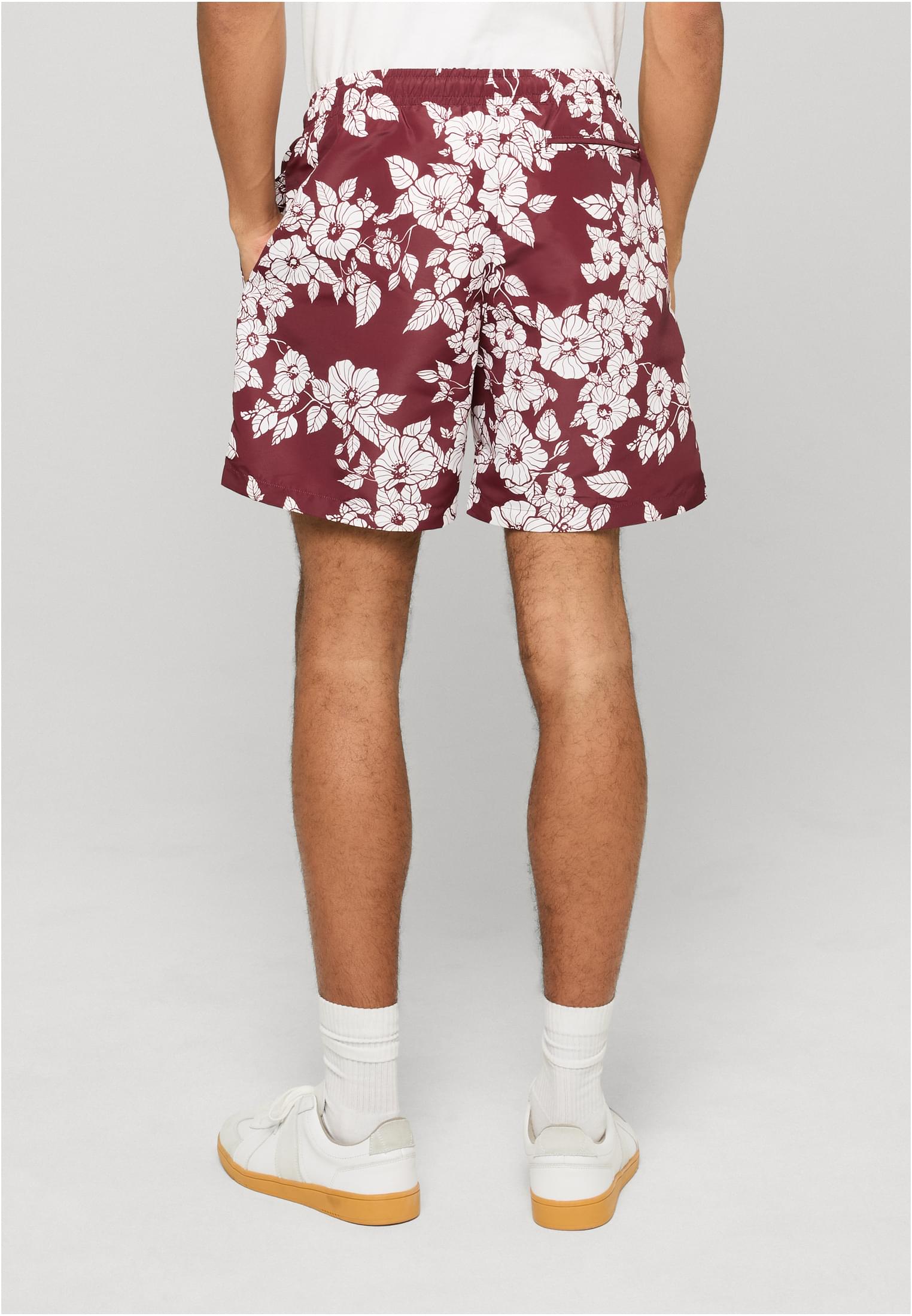 UC Men Pantaloncini Pattern�Swim redflowers