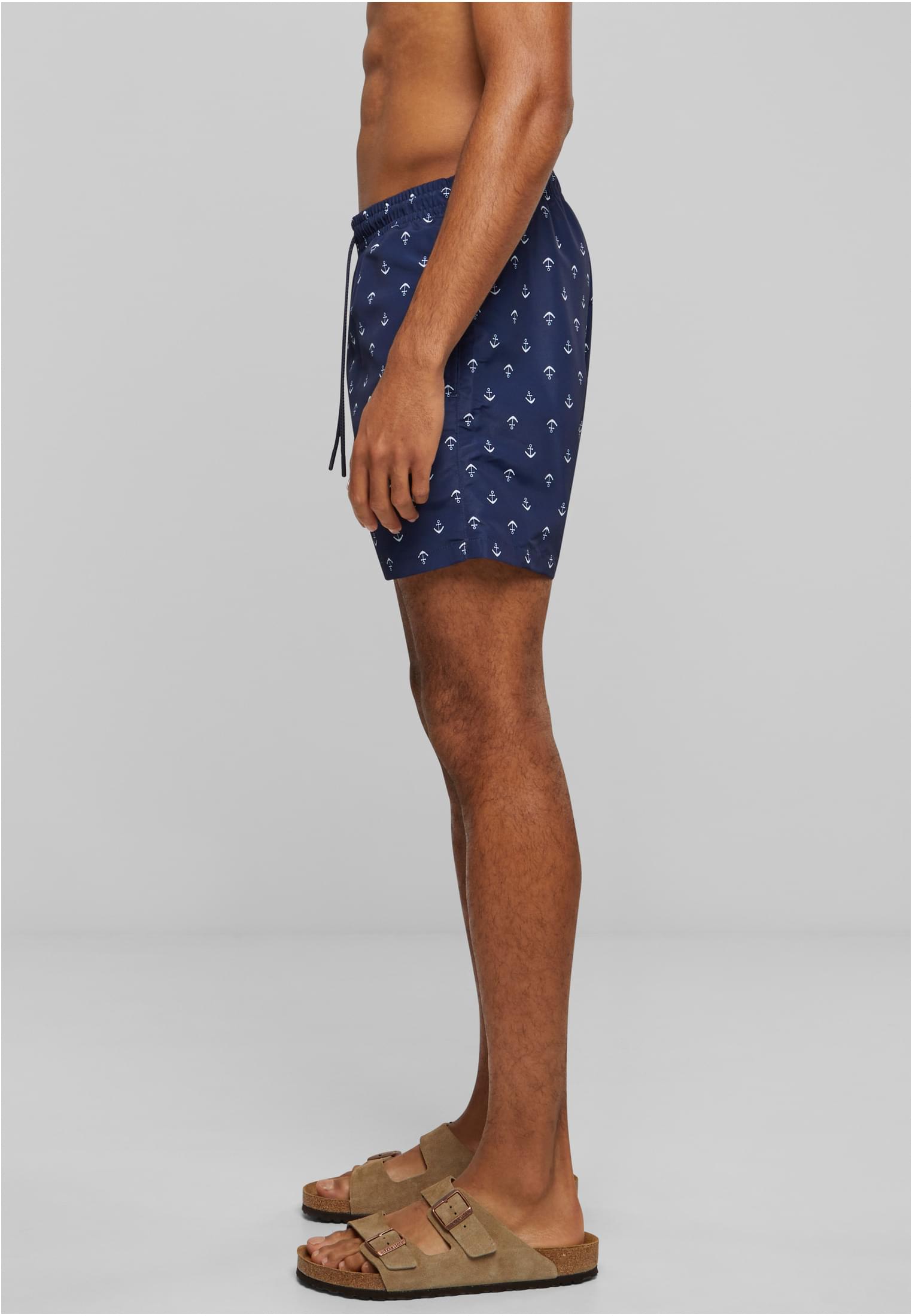 UC Men Pantaloncini Pattern�Swim anchor/navy