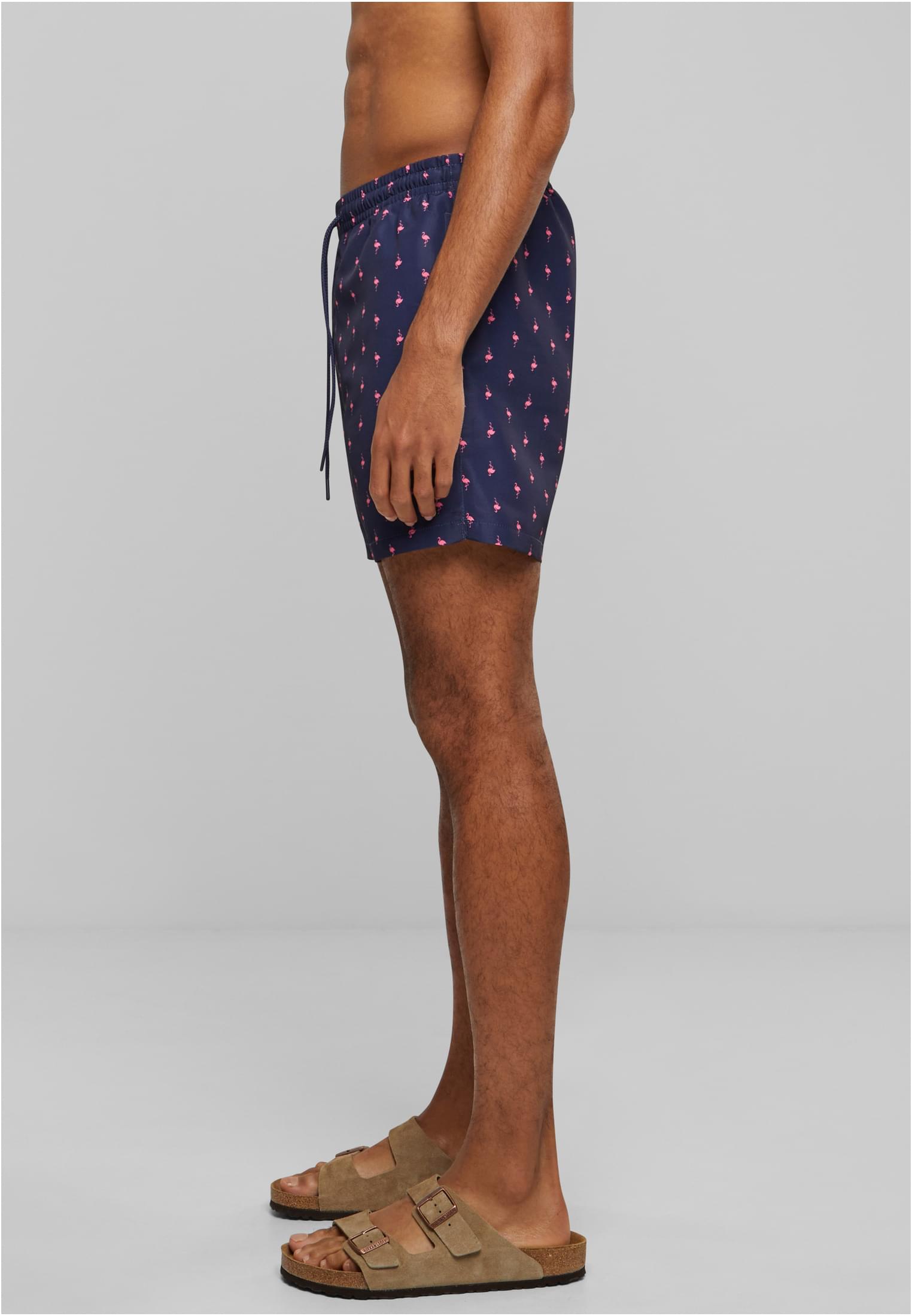Urban Classics Pantaloncini Pattern�Swim flamingo