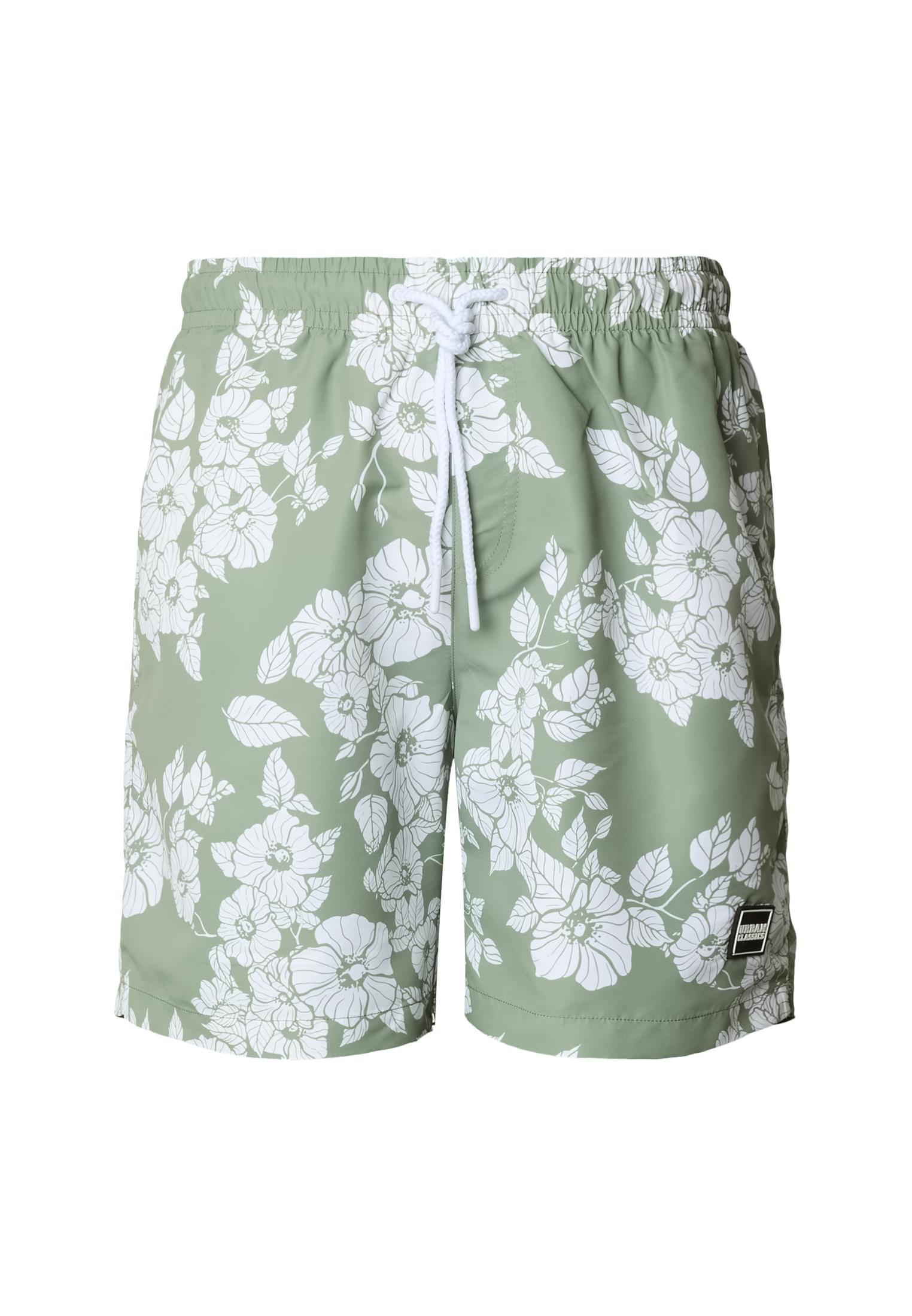 UC Men Pantaloncini Pattern�Swim greenflowers