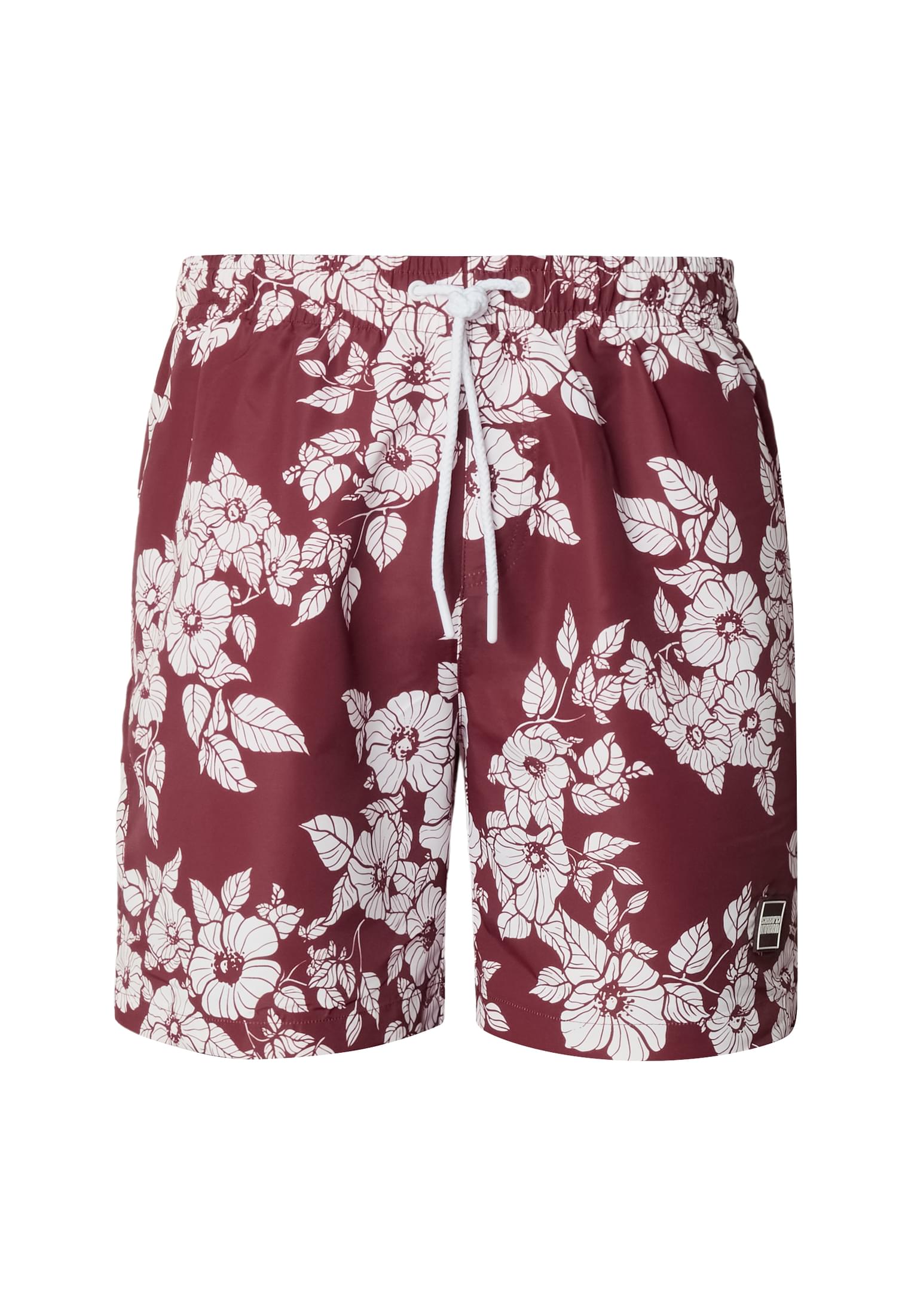 UC Men Pantaloncini Pattern�Swim redflowers