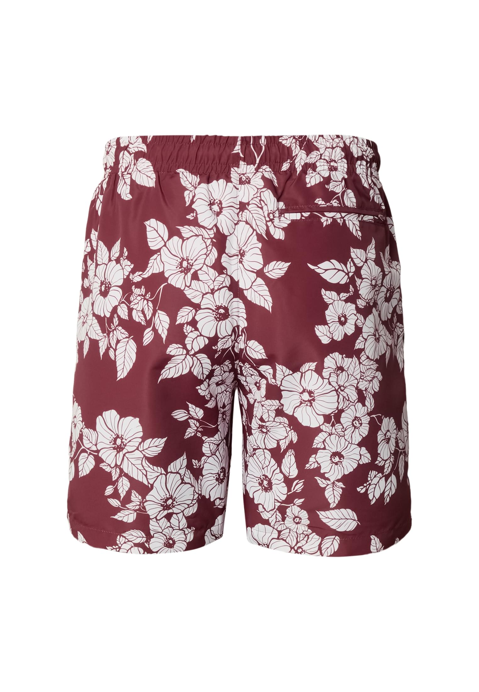 UC Men Pantaloncini Pattern�Swim redflowers