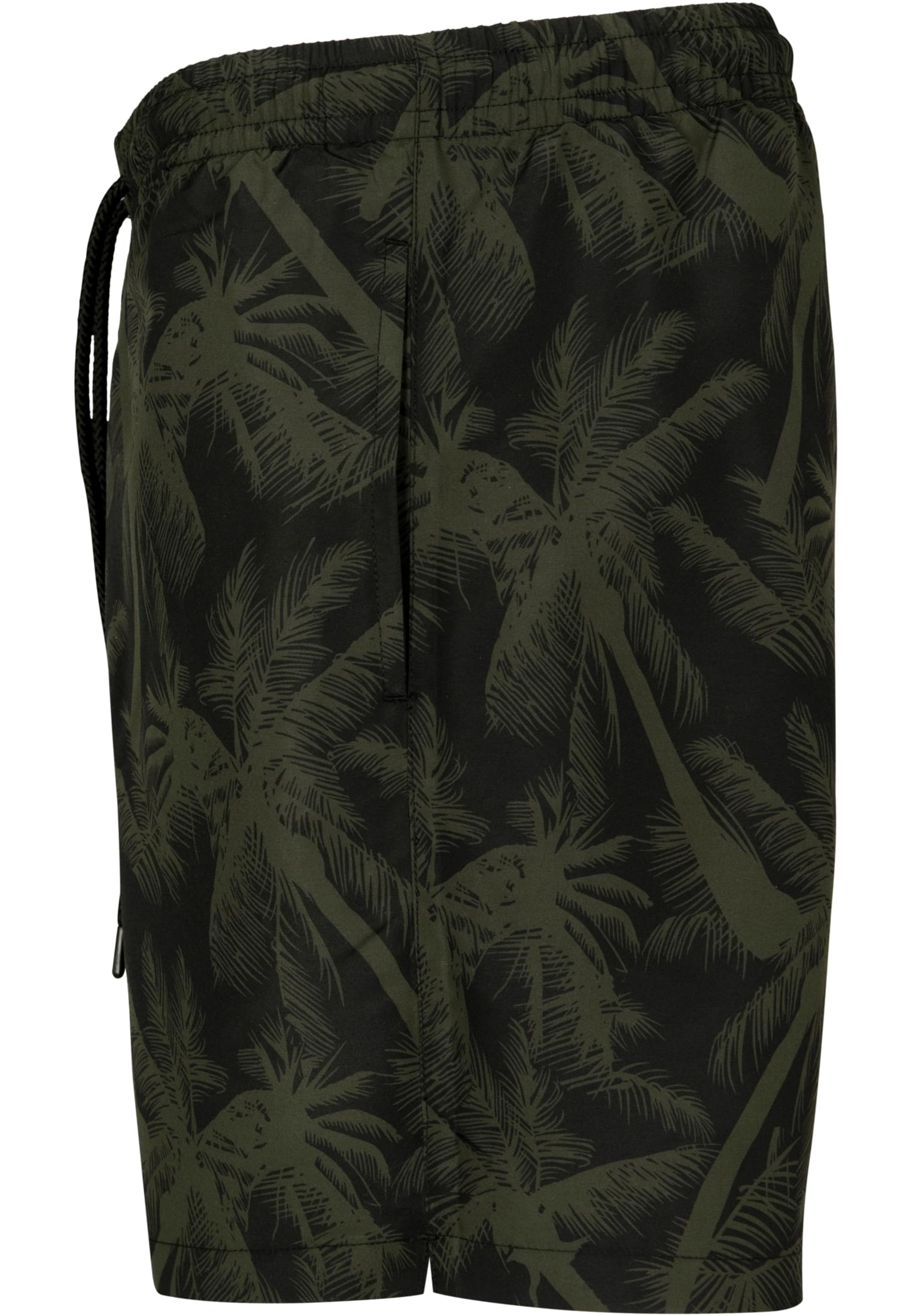 Urban Classics Pantaloncini Pattern�Swim palm/olive